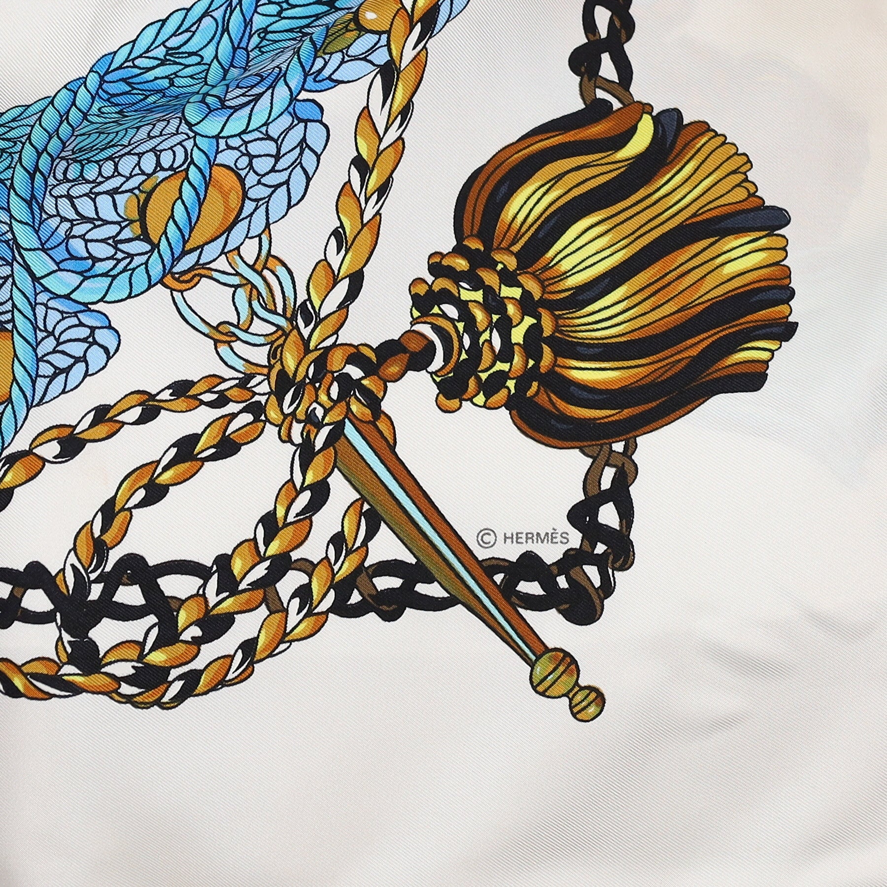 Hermès Le Timbalier Silk Scarf Quite Rare