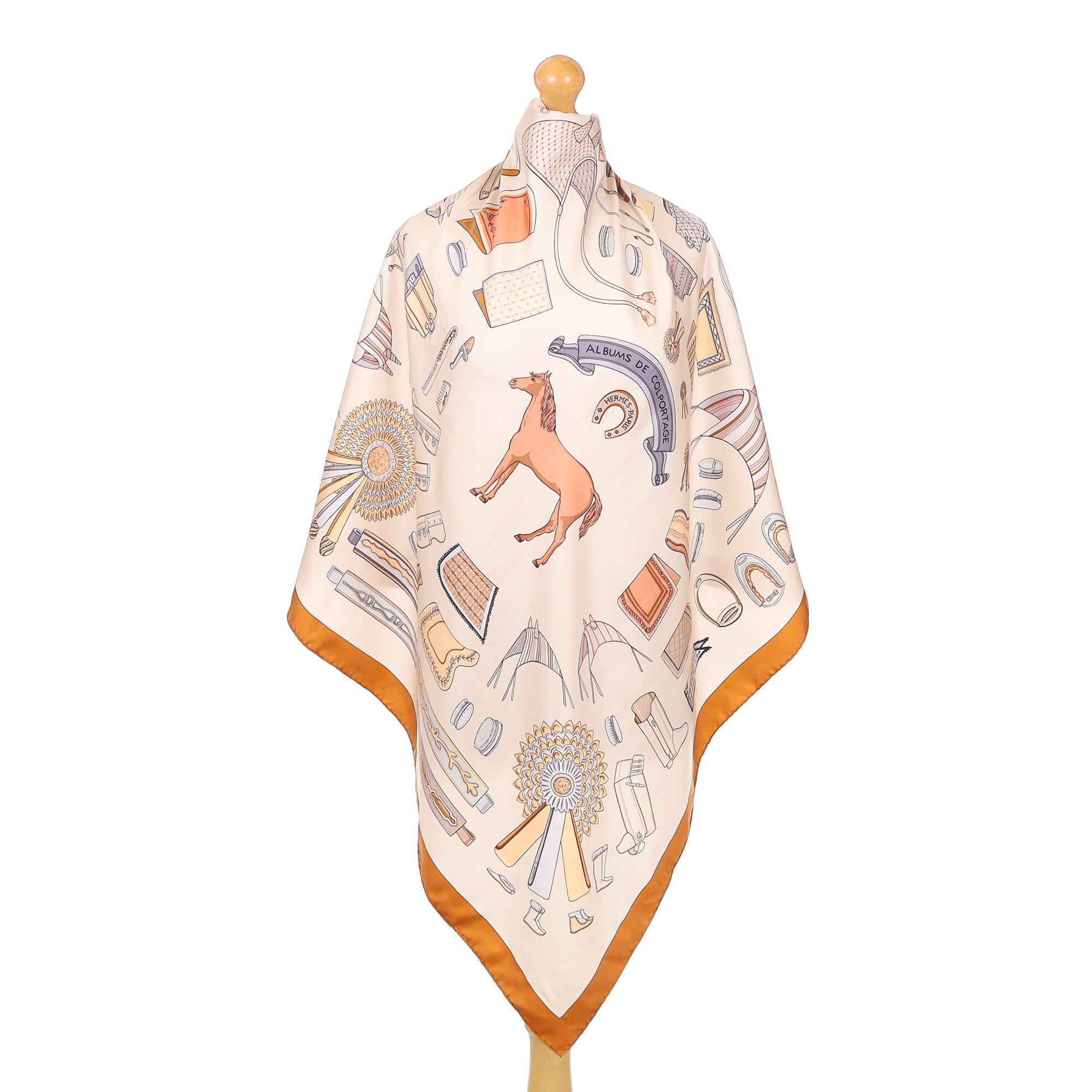 Pristine Hermès Albums de Colportage Silk Scarf Quite Rare