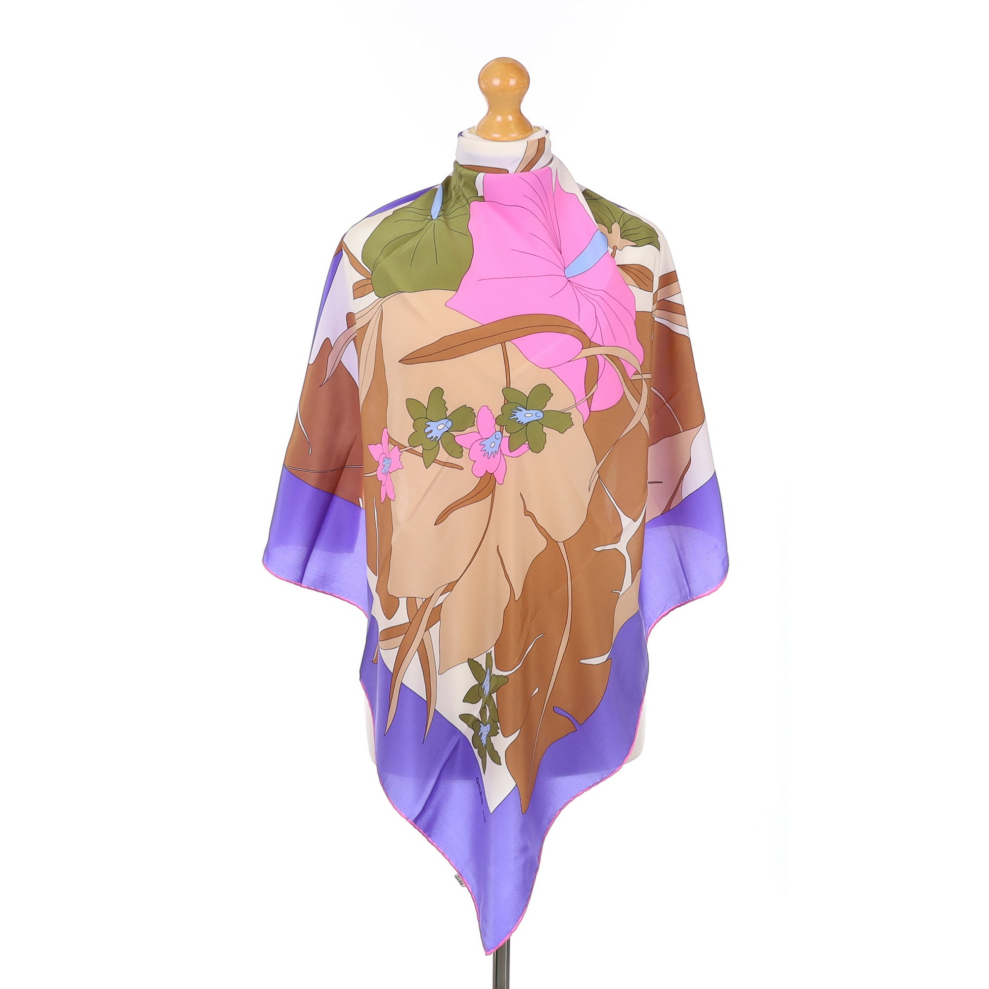 Gres Multicoloured Vintage Silk Scarf