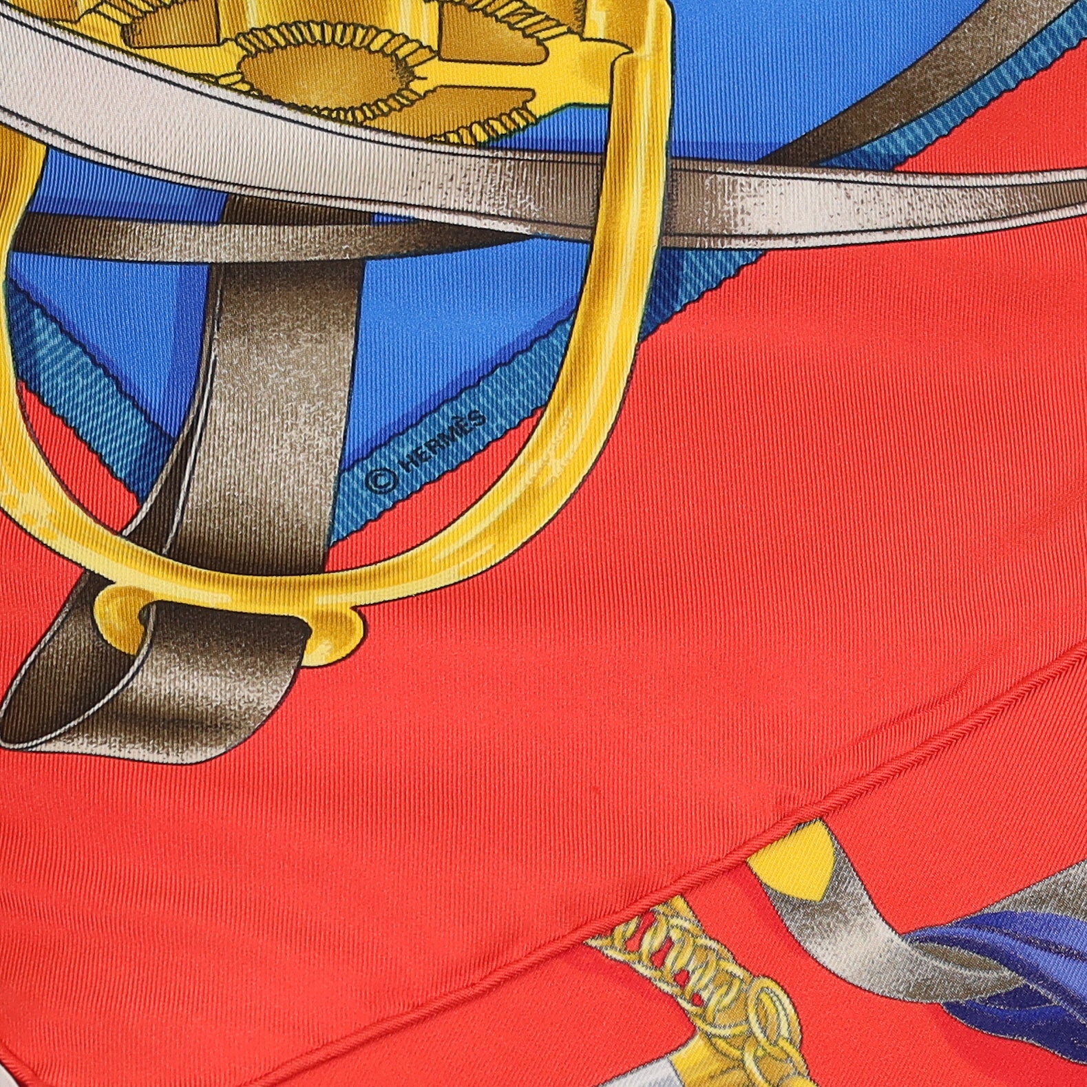 Pristine Hermès Grand Manège Silk Scarf
