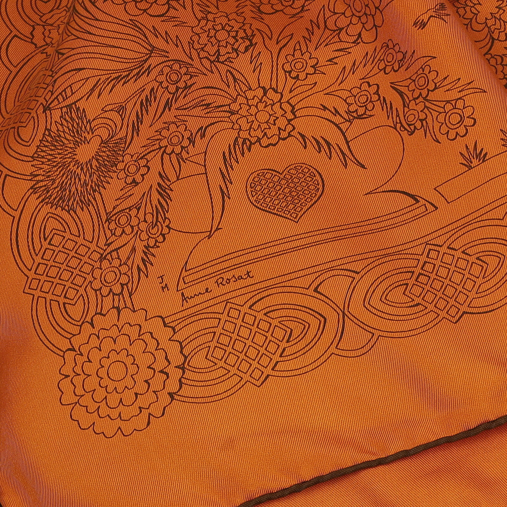 Hermès Découpages Silk Scarf Quite Rare