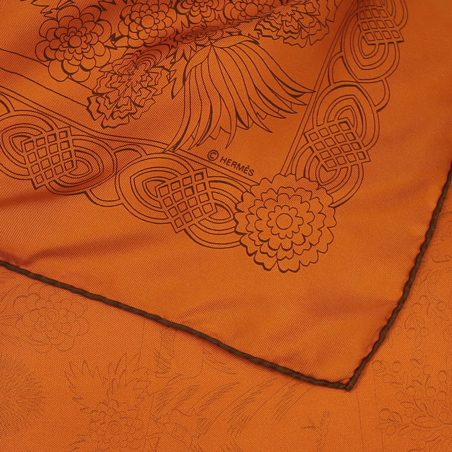 Hermès Découpages Silk Scarf Quite Rare