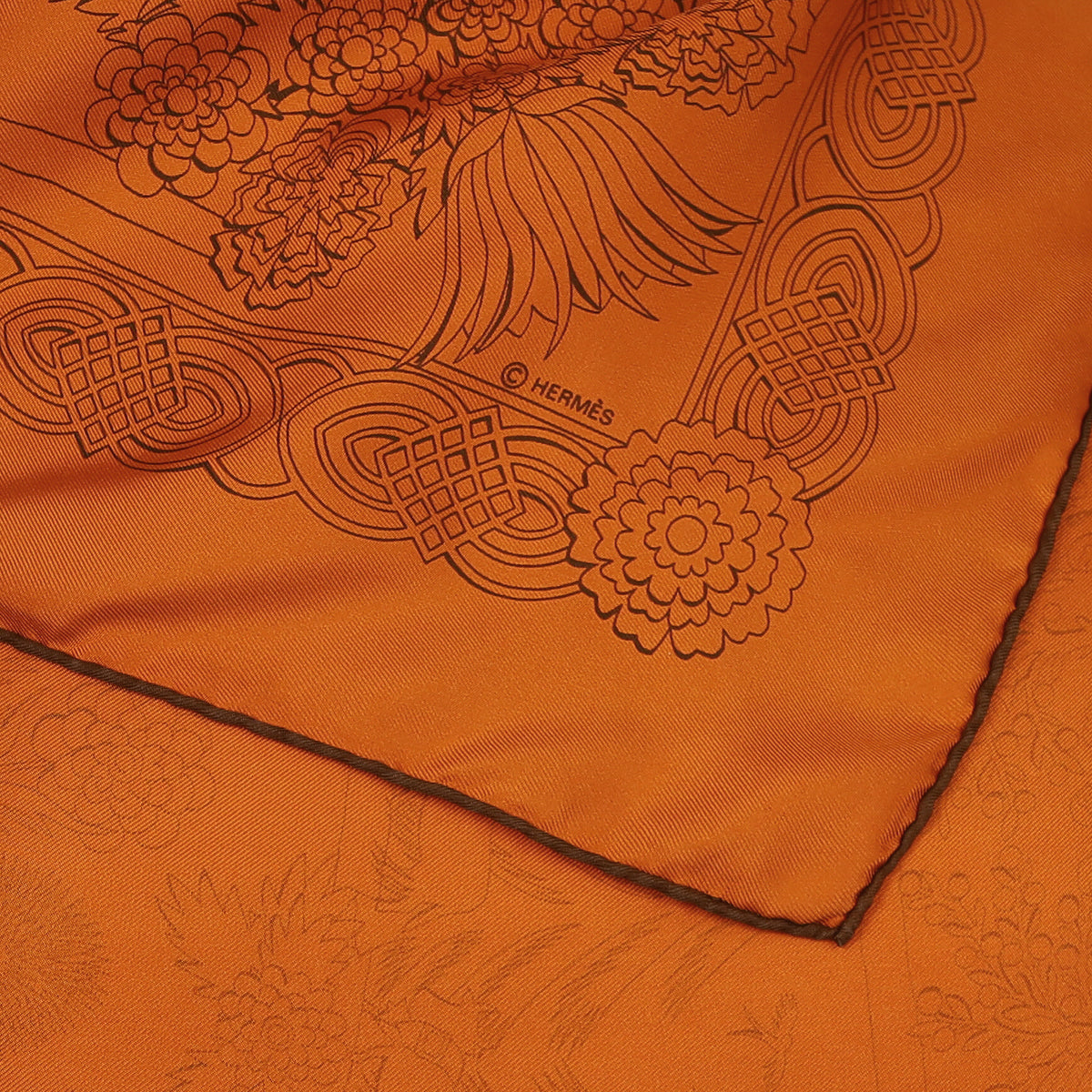 Hermès Découpages Silk Scarf Quite Rare
