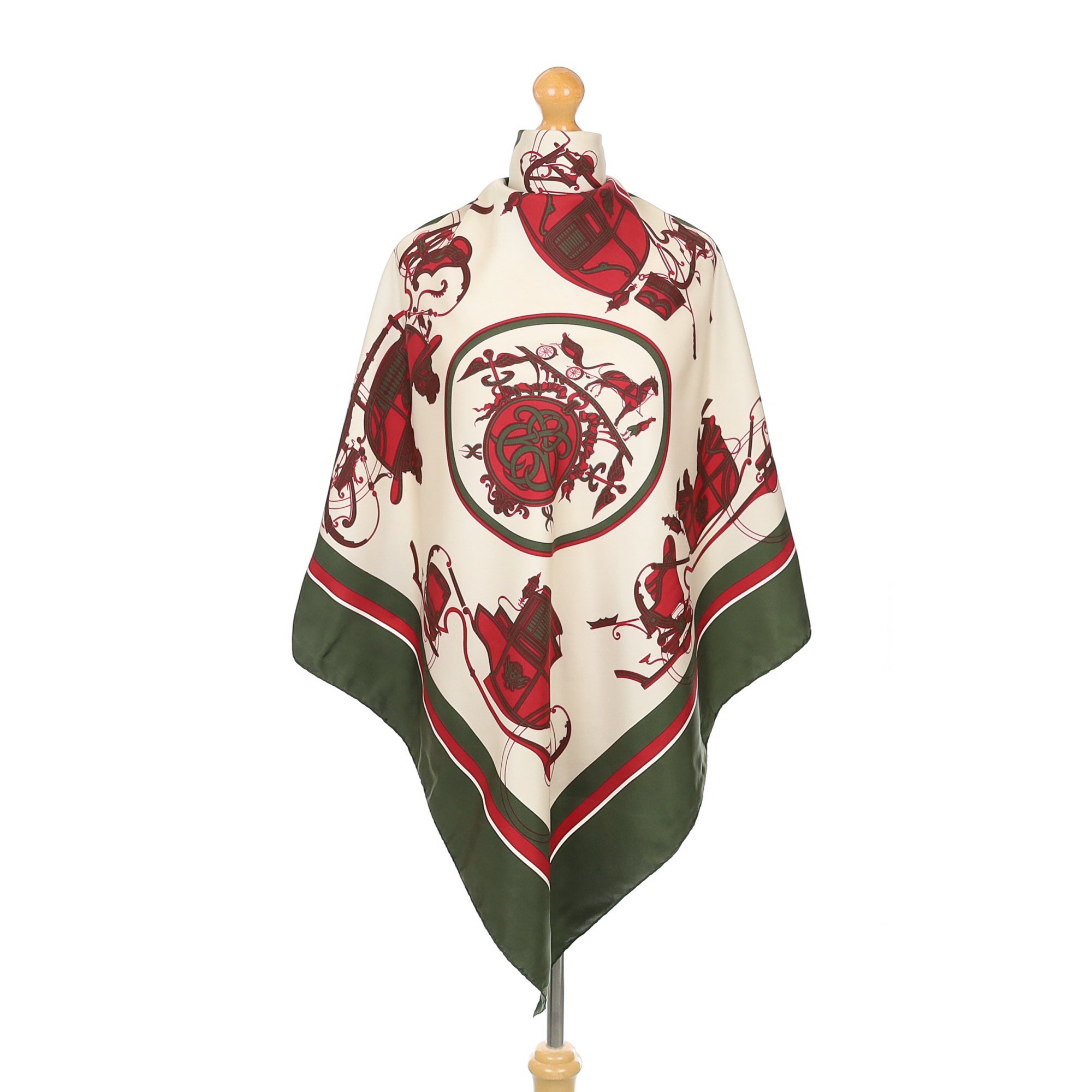 Hermès Ex Libris Silk Scarf