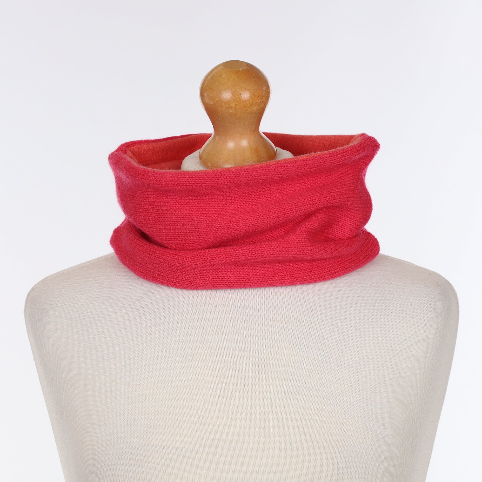 Cranberry Pink & Watermelon Neck Warmer