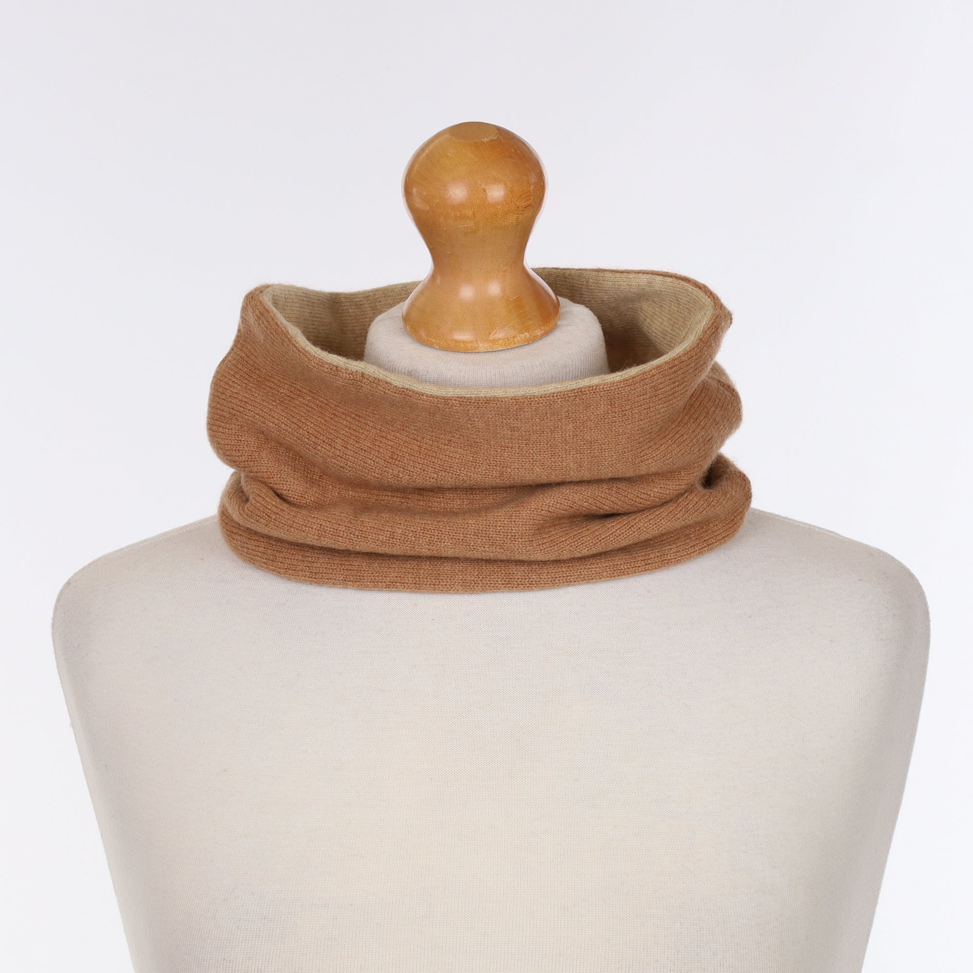 Men’s Butterscotch and Fawn Brown Neck Warmer