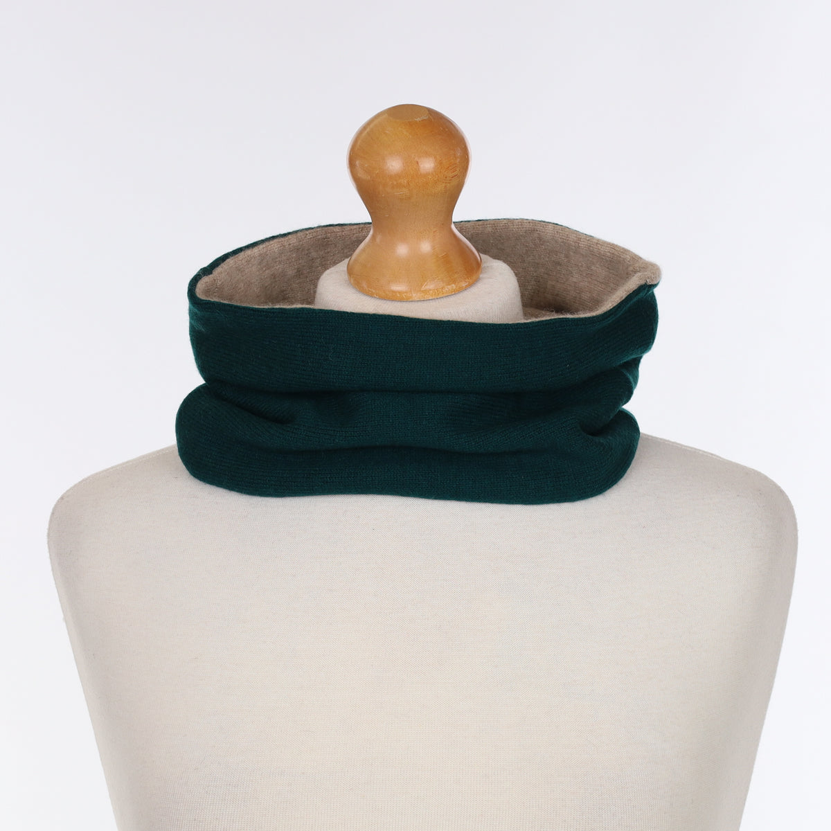 Men’s Racing Green & Fawn Neck Warmer