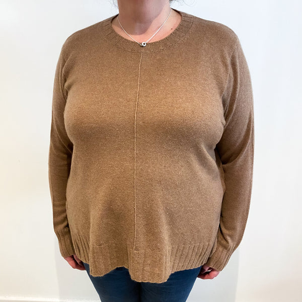 6176 Fawn Crew Neck Jumper