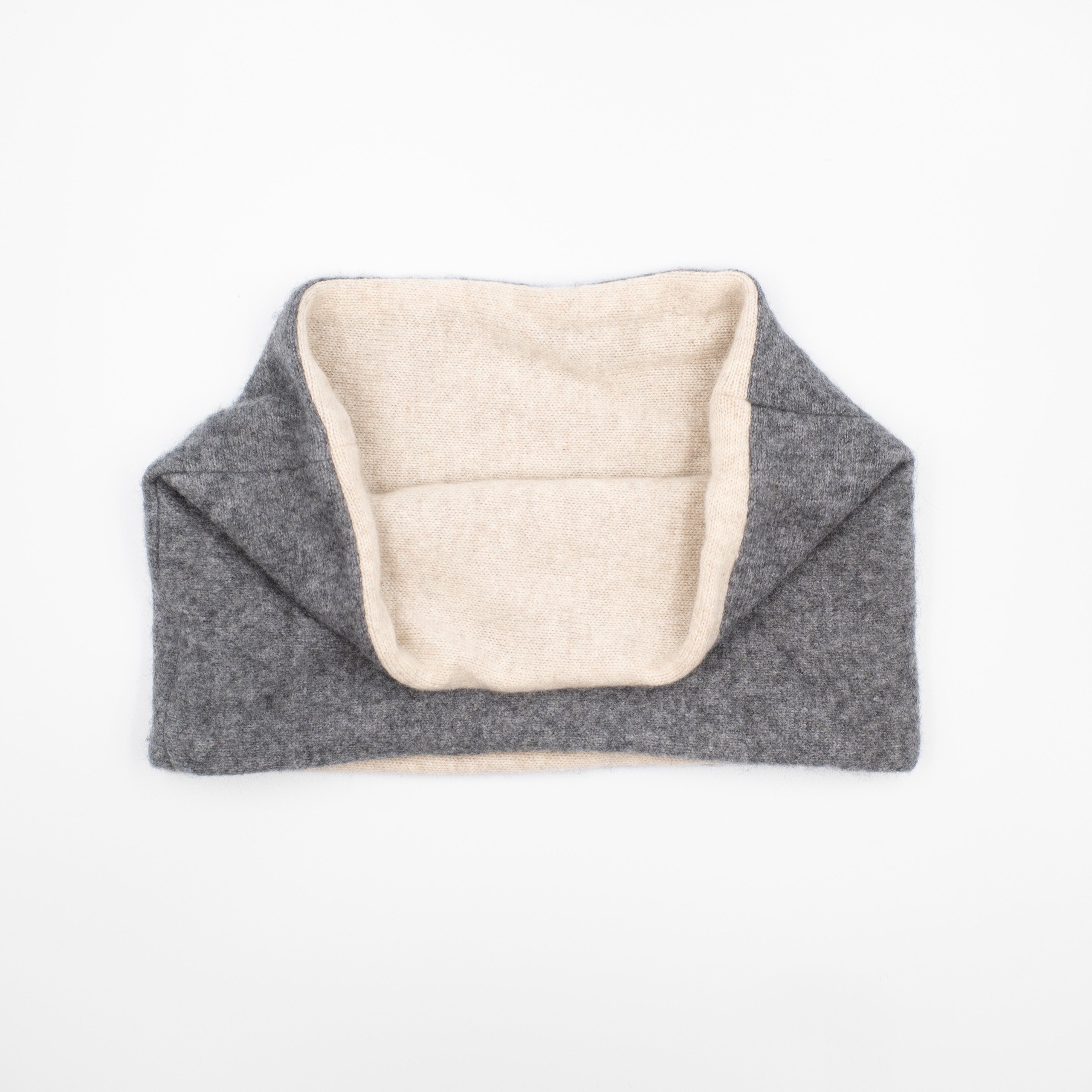 Men’s Slate Grey and Oatmeal Neck Warmer