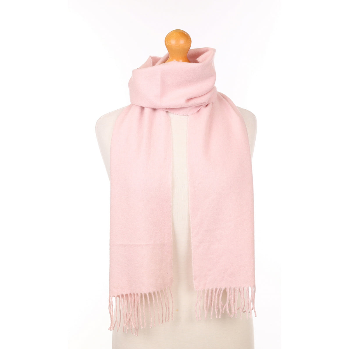 Pearl Pink Cashmere Woven Scarf