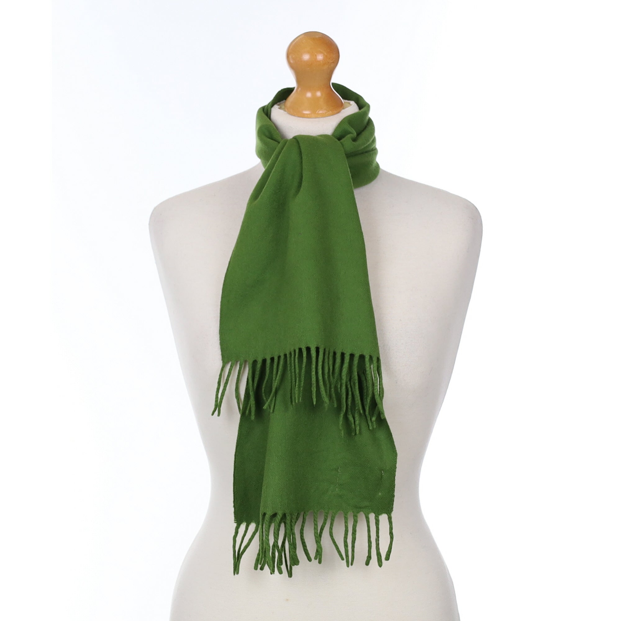 Pear Green Cashmere Woven Scarf