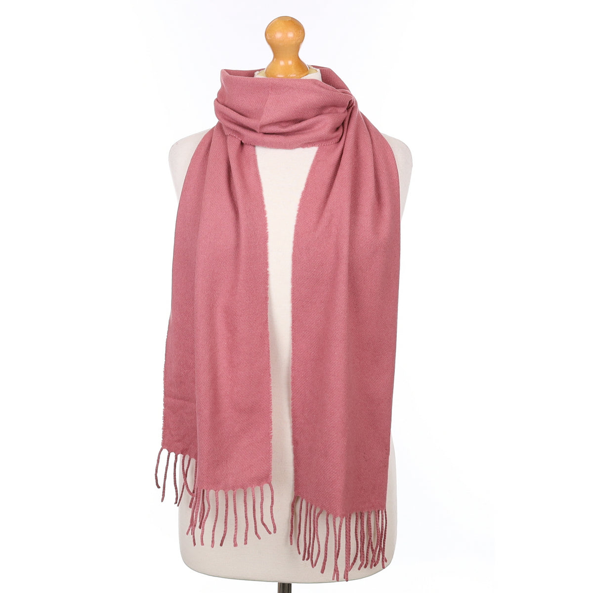 Mauve Cashmere Woven Scarf