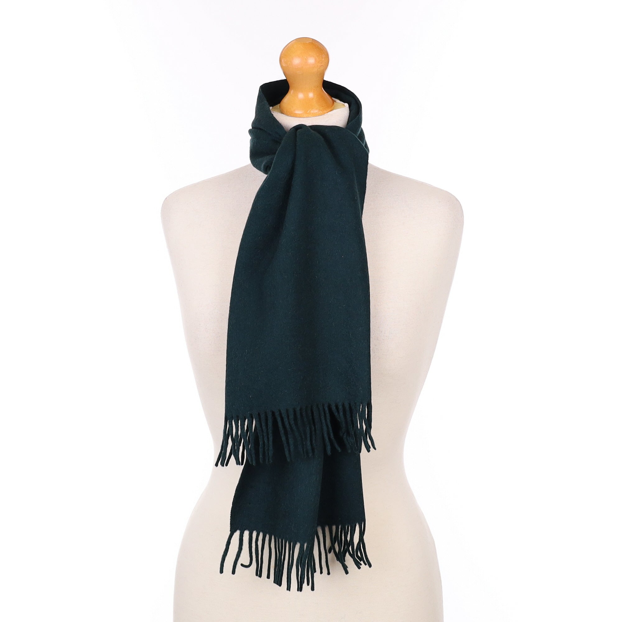 Emerald Green Cashmere Woven Scarf