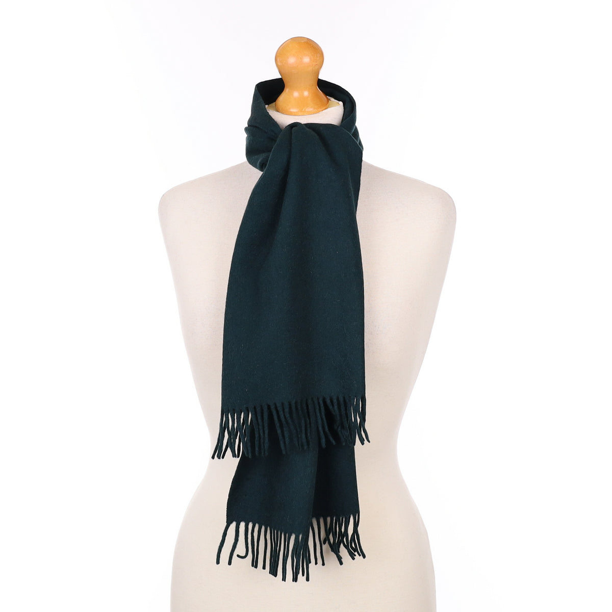 Emerald Green Cashmere Woven Scarf