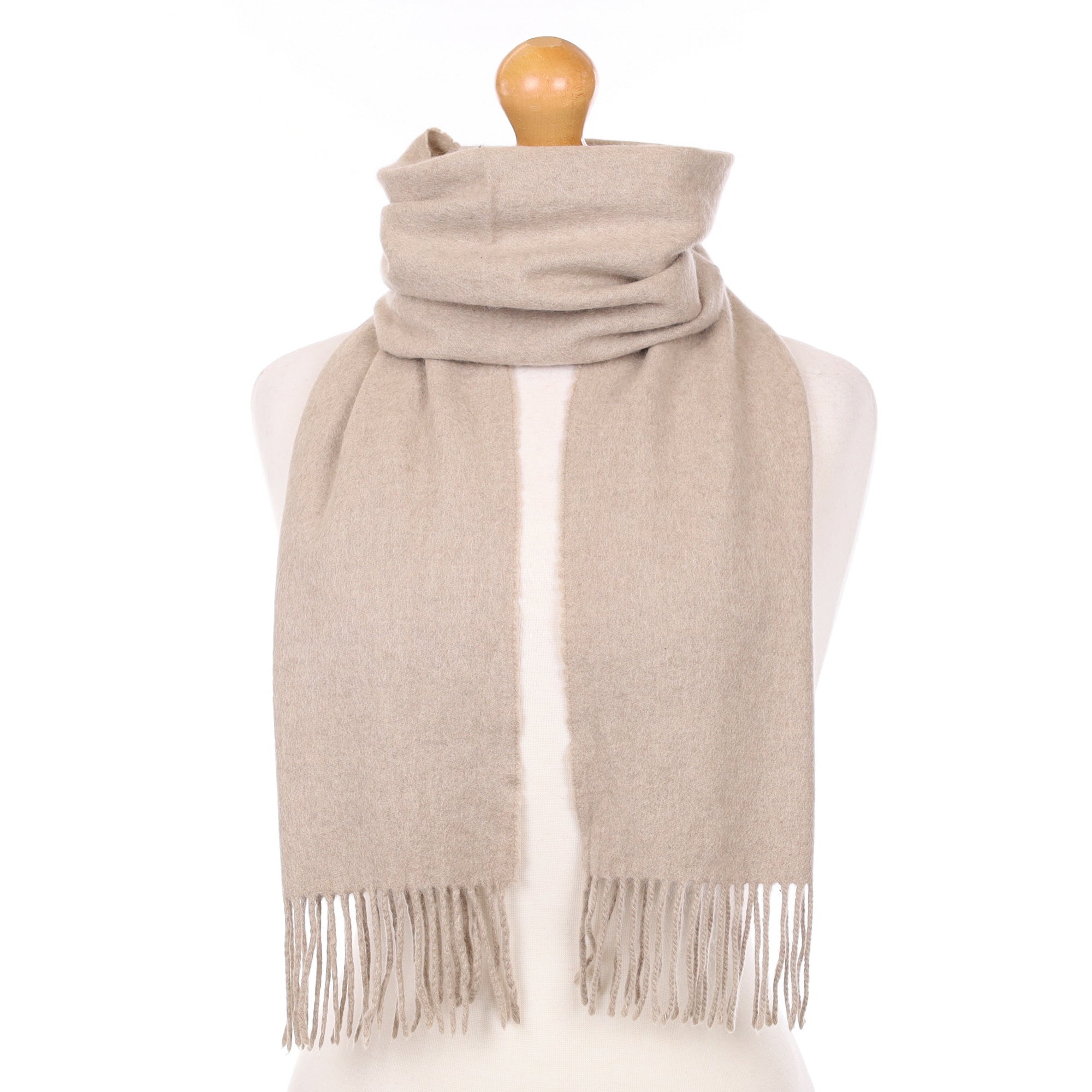 Fawn Cashmere Woven Scarf