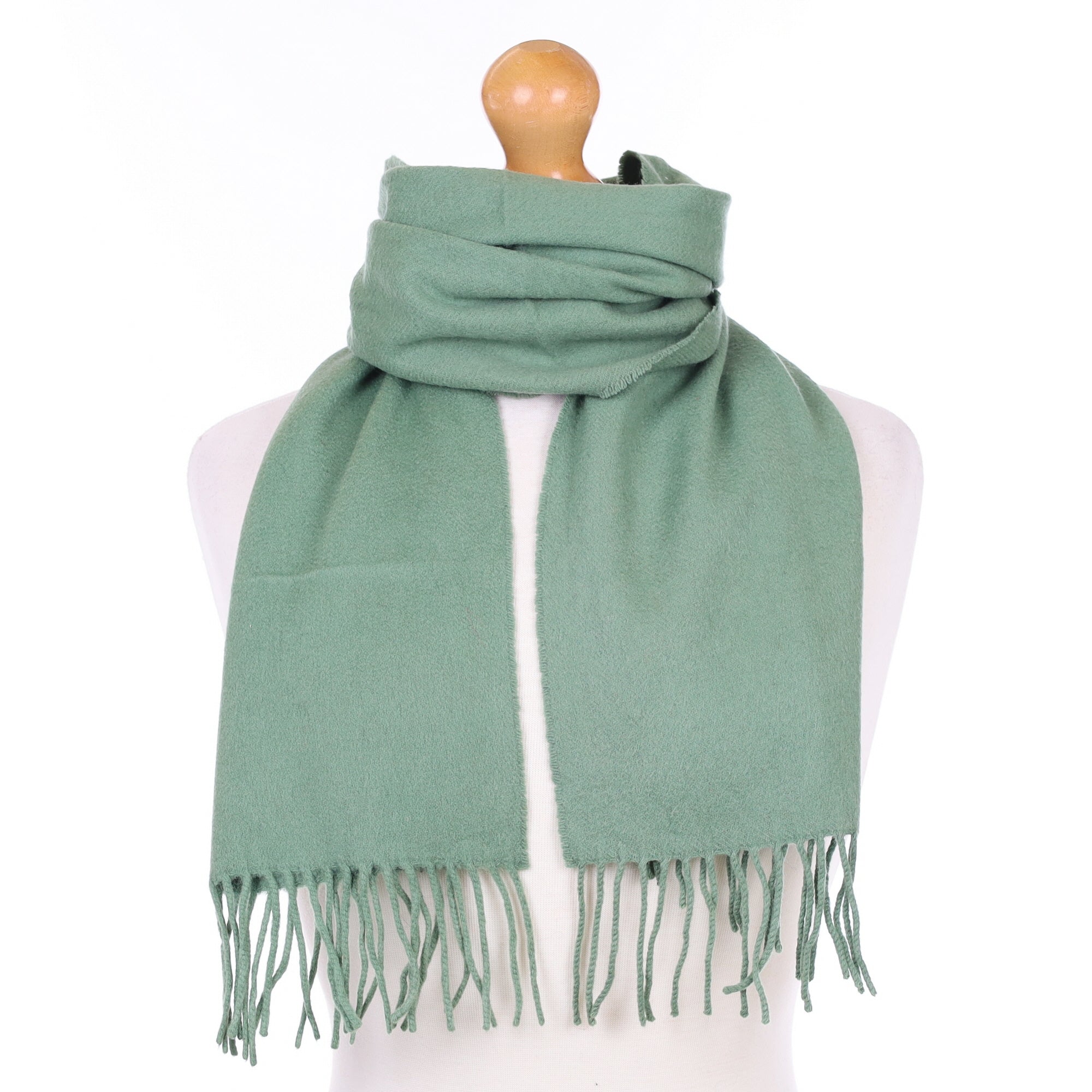 Everglade Green Cashmere Woven Scarf