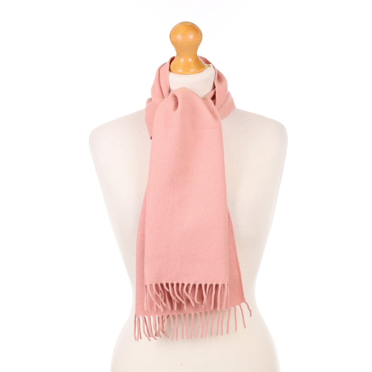Cherry Blossom Pink Cashmere Woven Scarf