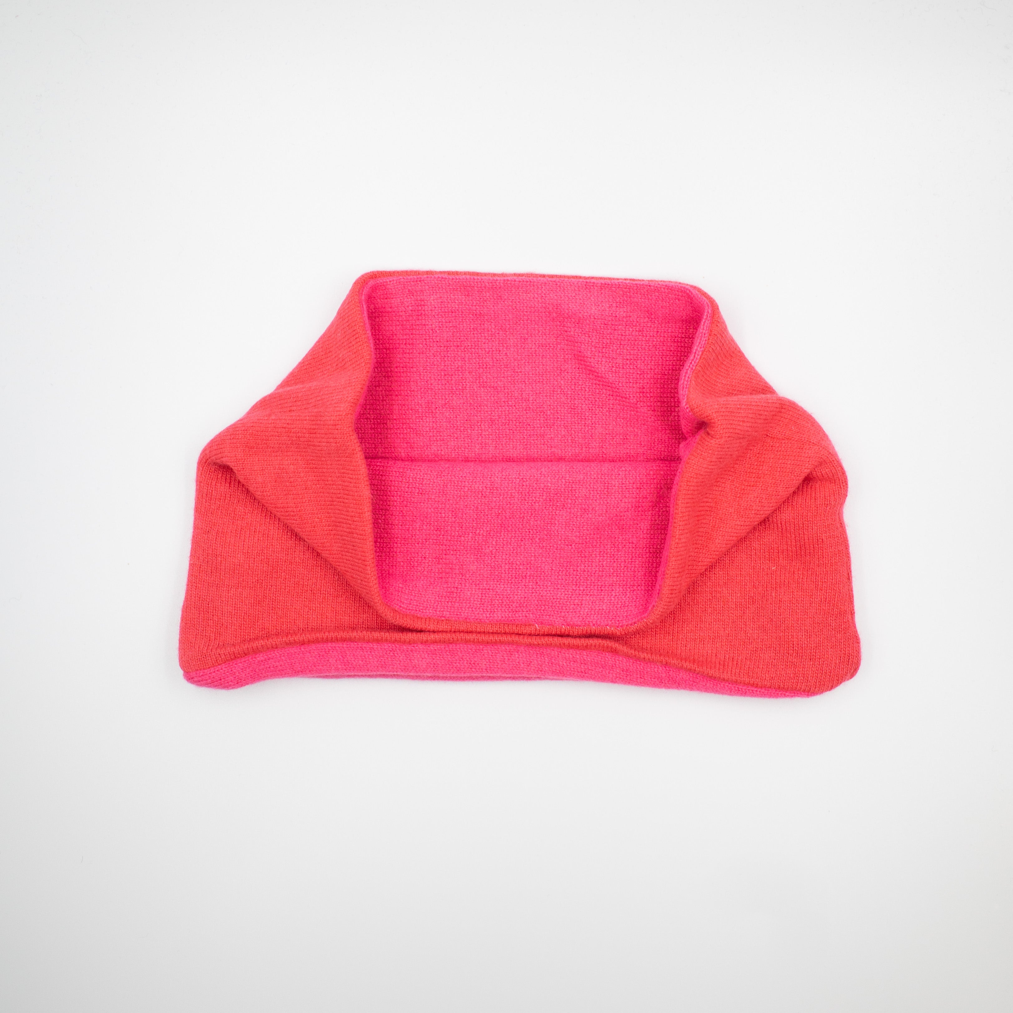 Cranberry and Hot Pink Neck Warmer
