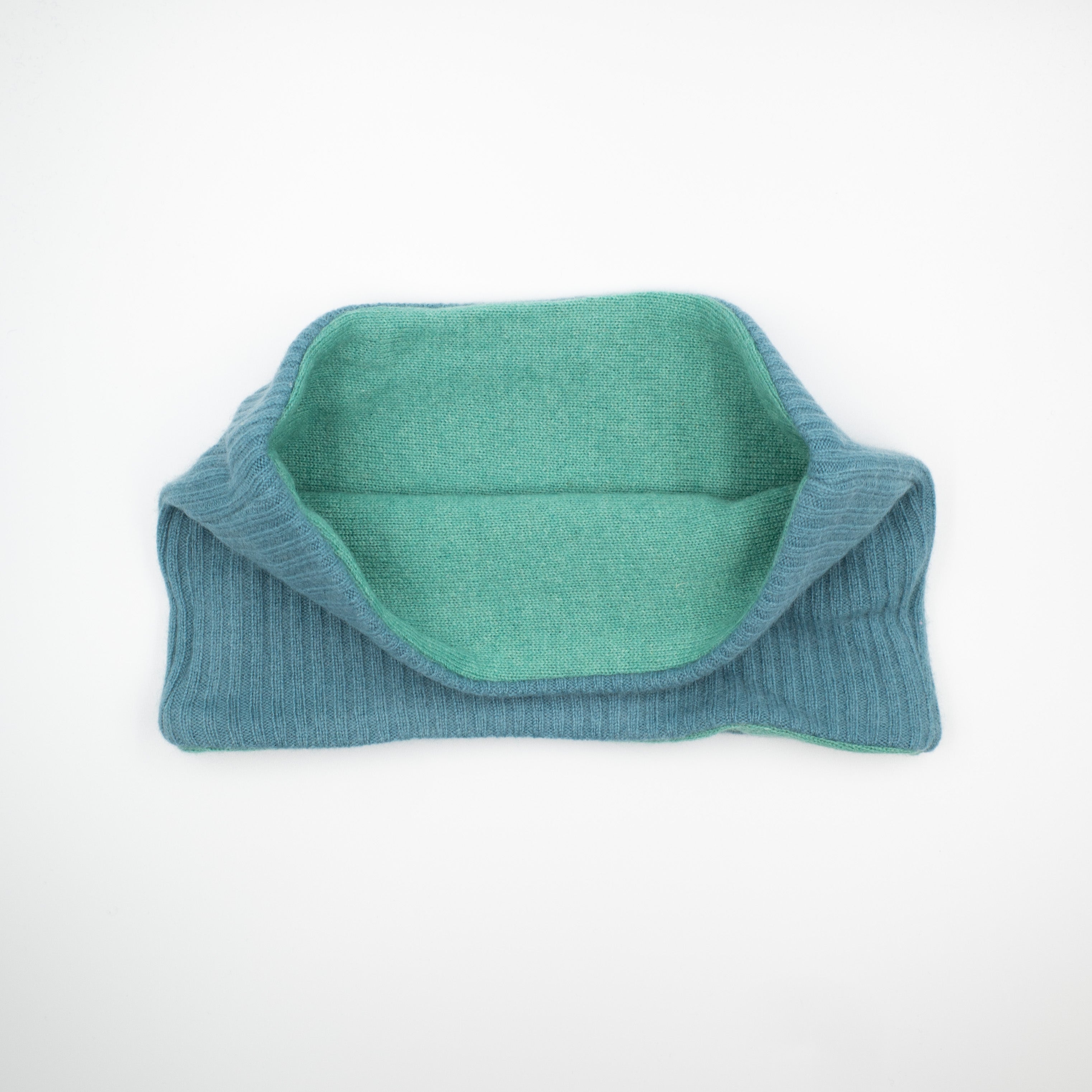 Two Tone Sea Green Neck Warmer