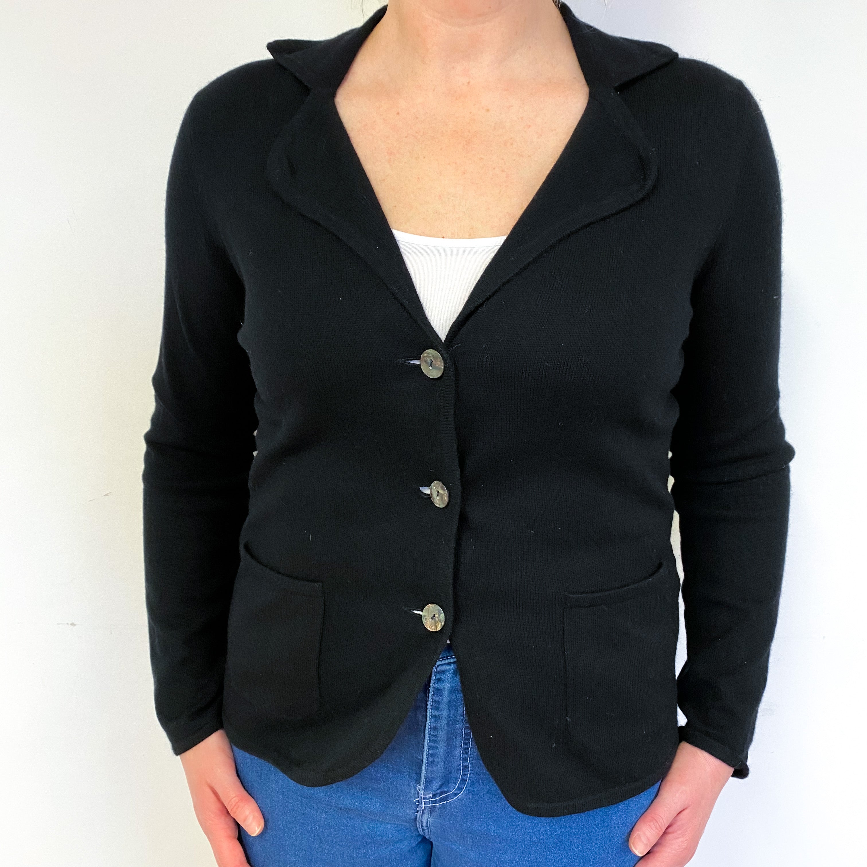 Black Cashmere Jacket Large