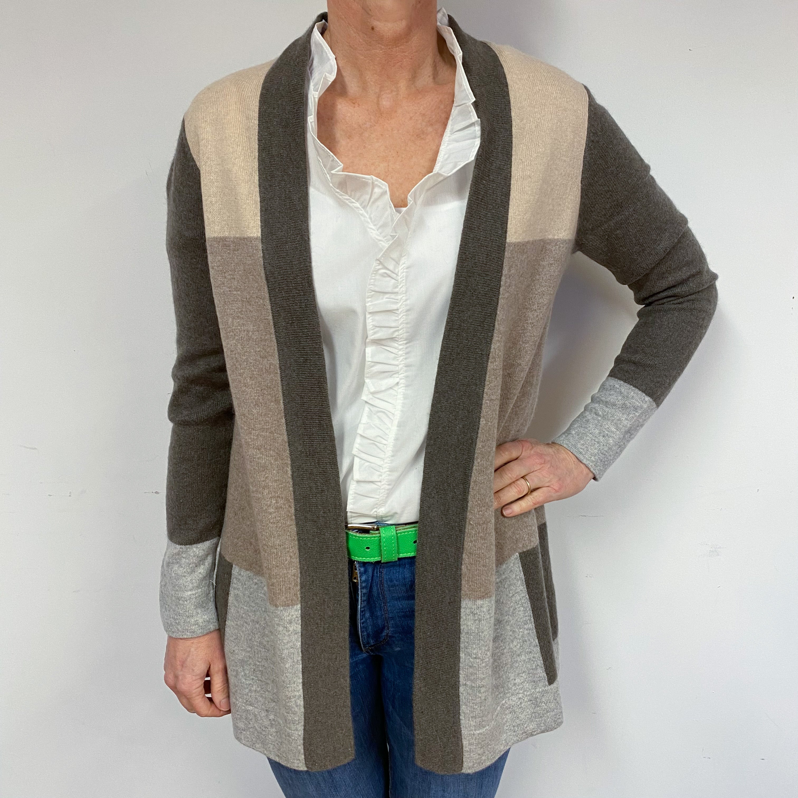 Edge to Edge Urban Cashmere Cardigan Medium