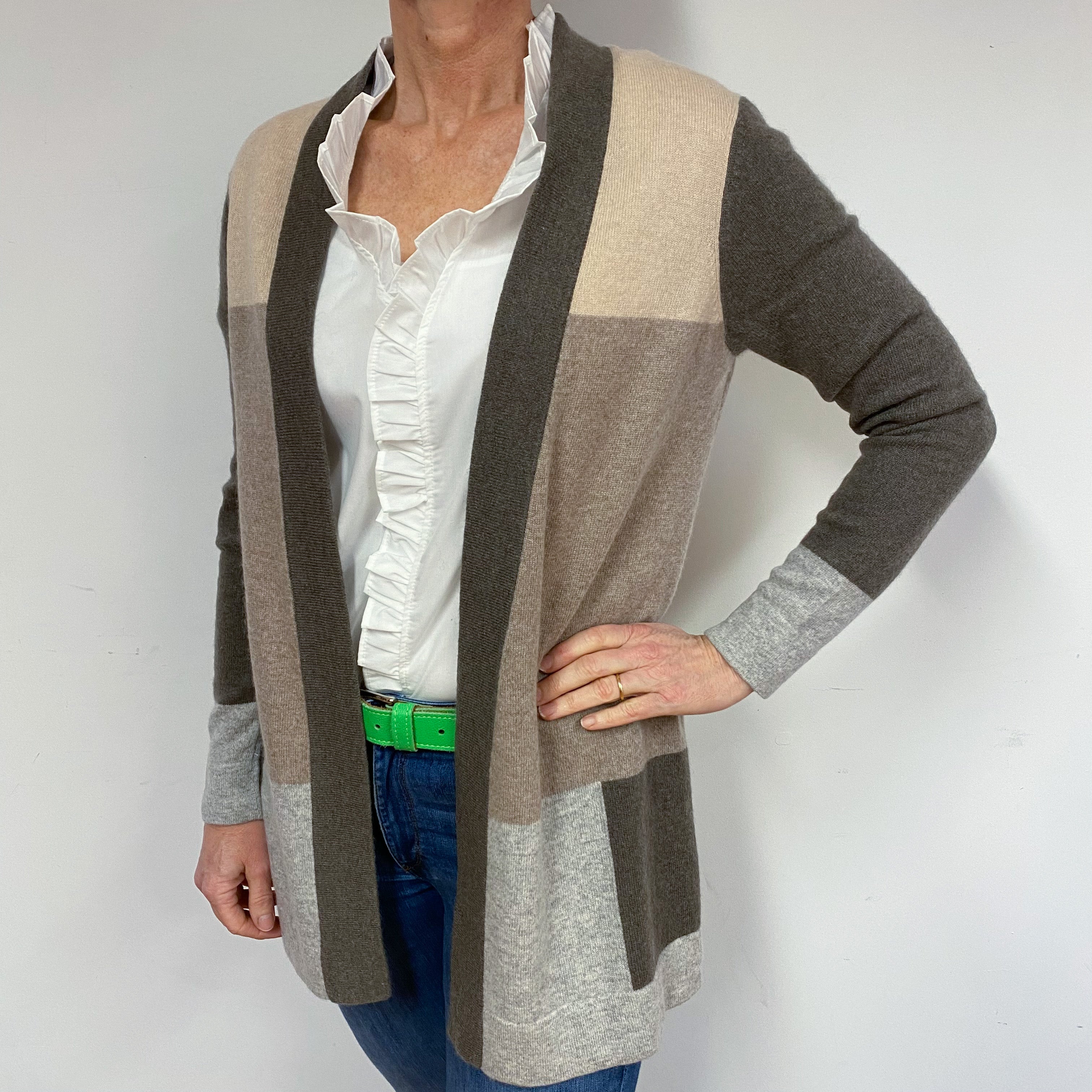 Edge to Edge Urban Cashmere Cardigan Medium