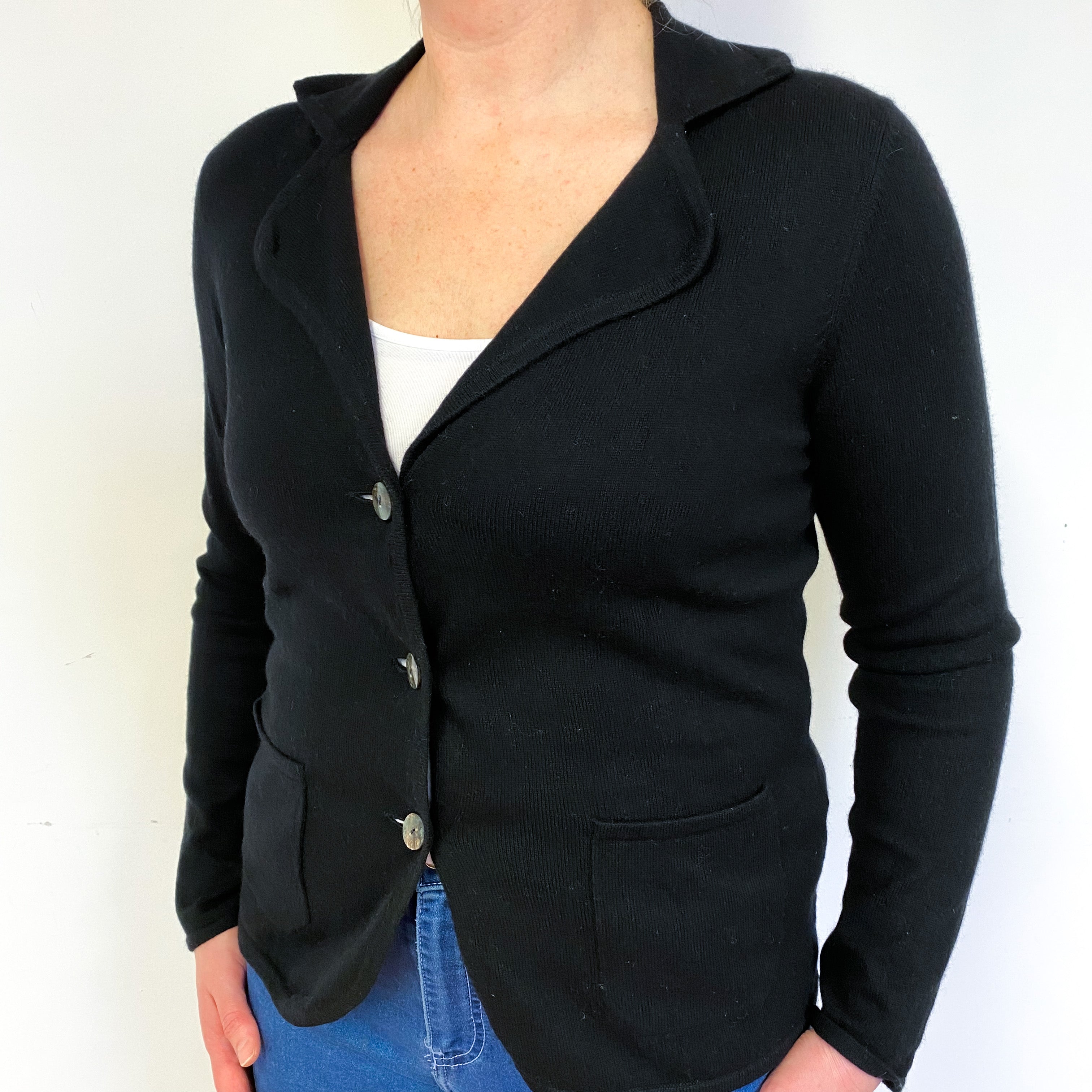 Black Cashmere Jacket Large