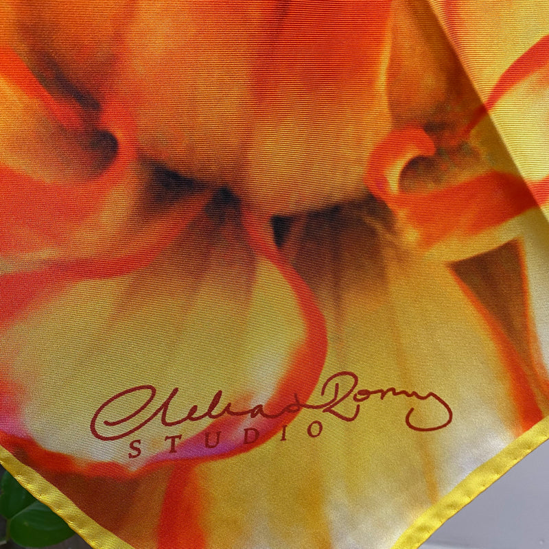 Brand New Clelia & Romy Floral Silk Scarf