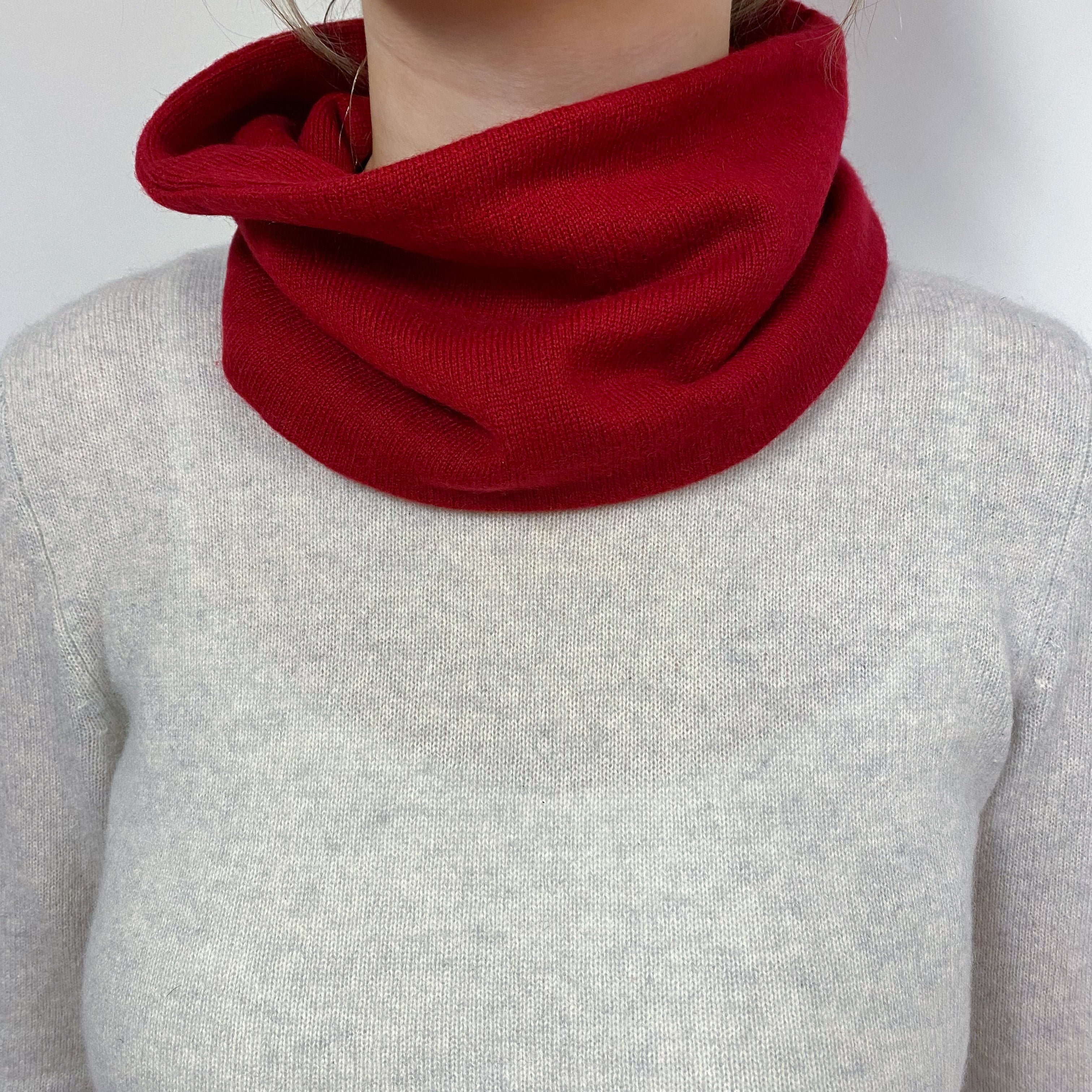 Post Box Red Neck Warmer