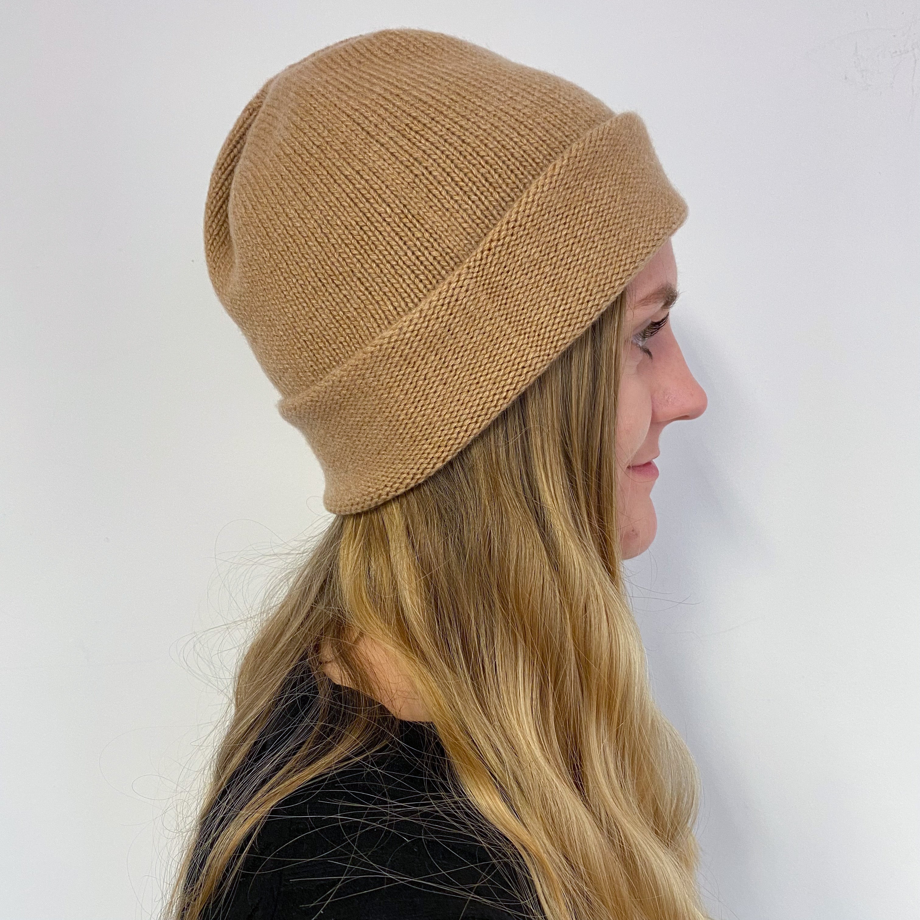 Brand New Scottish Camel Beanie Hat One Size