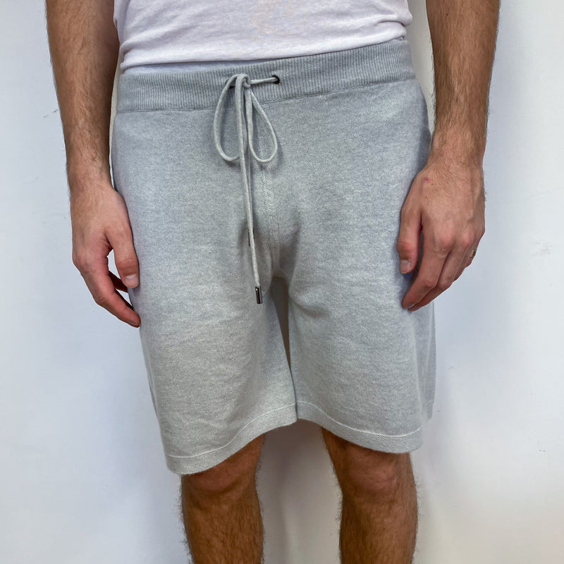 Men’s Brand New Scottish Frost Grey Lounge Shorts XS-XXL