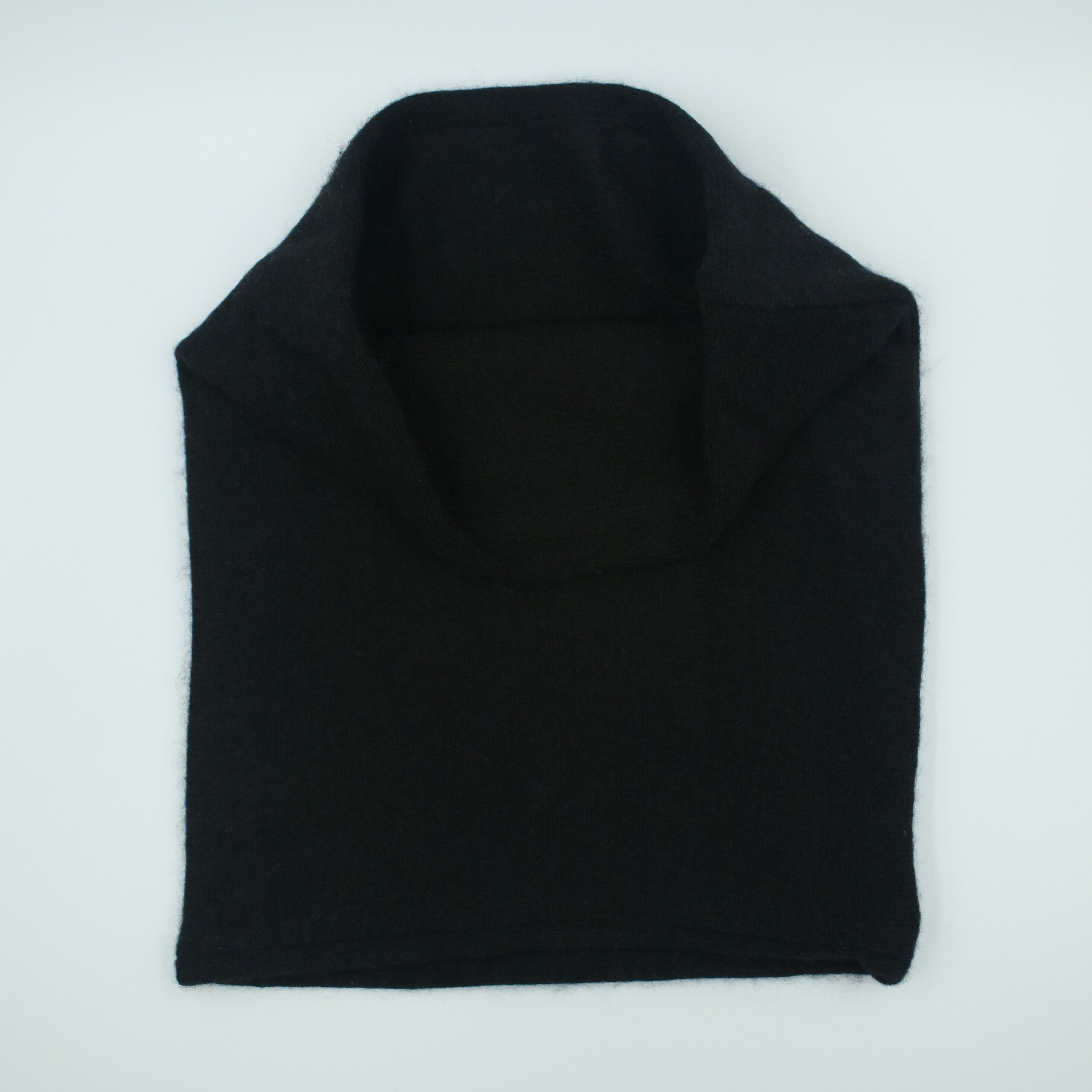Men’s Black Luxury Double Layered Snood