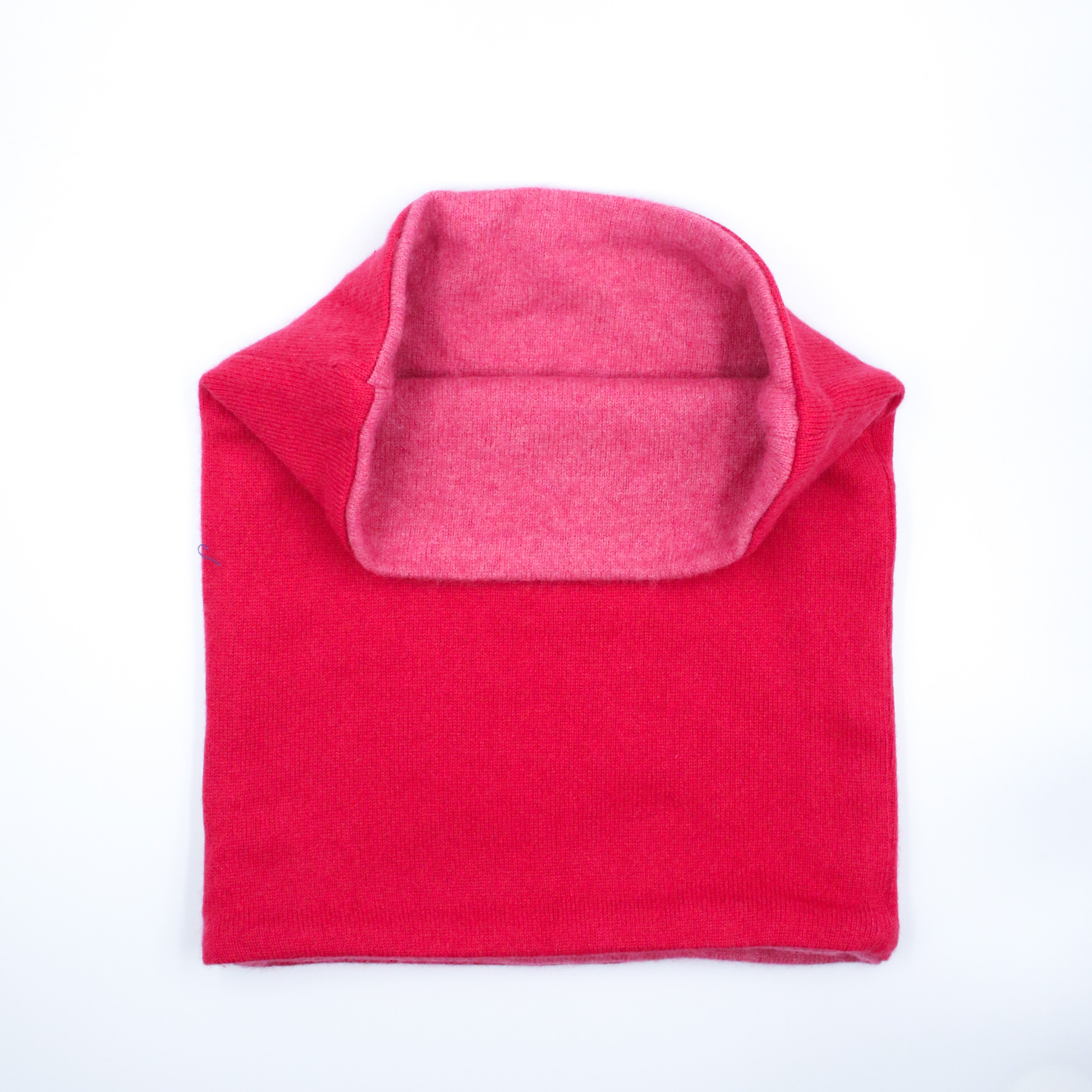 Pink and Red Luxury Double Layered Snood