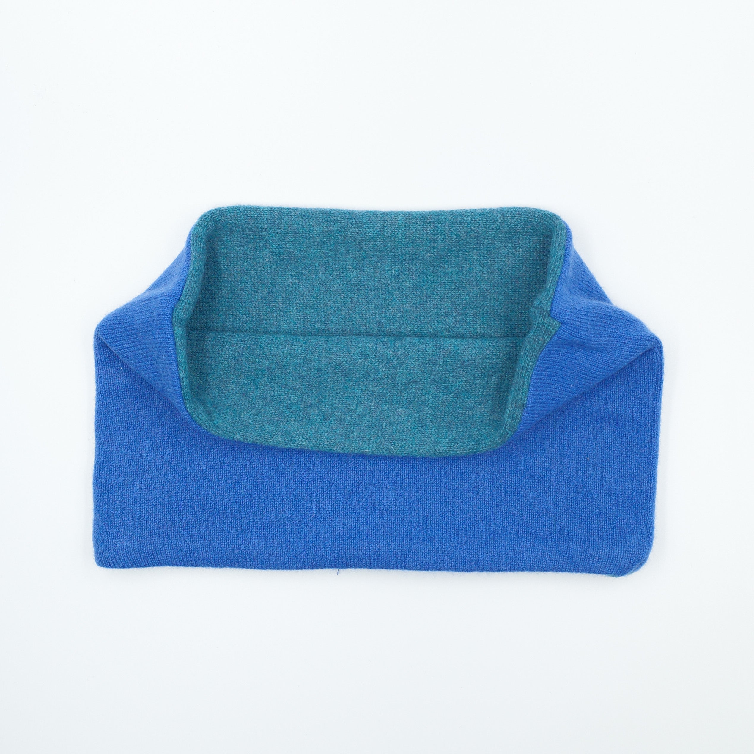 Men’s Blue and Sea Green Neck Warmer