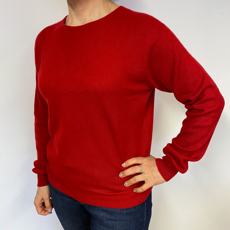 Scarlett Red Crew Neck Jumper Large