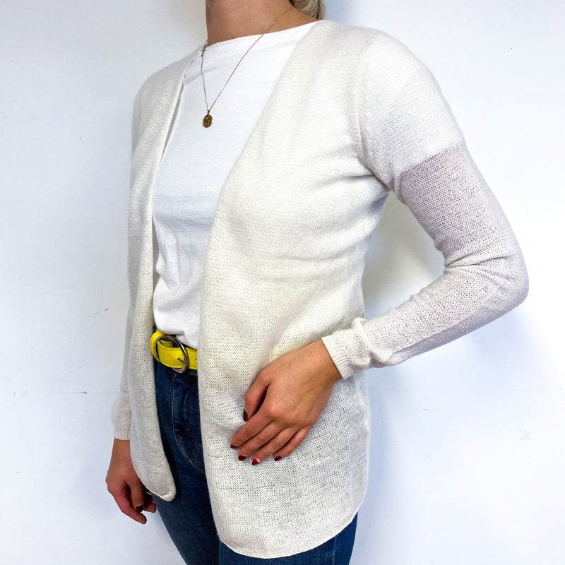 Ivory Summer Weight Cardigan Small
