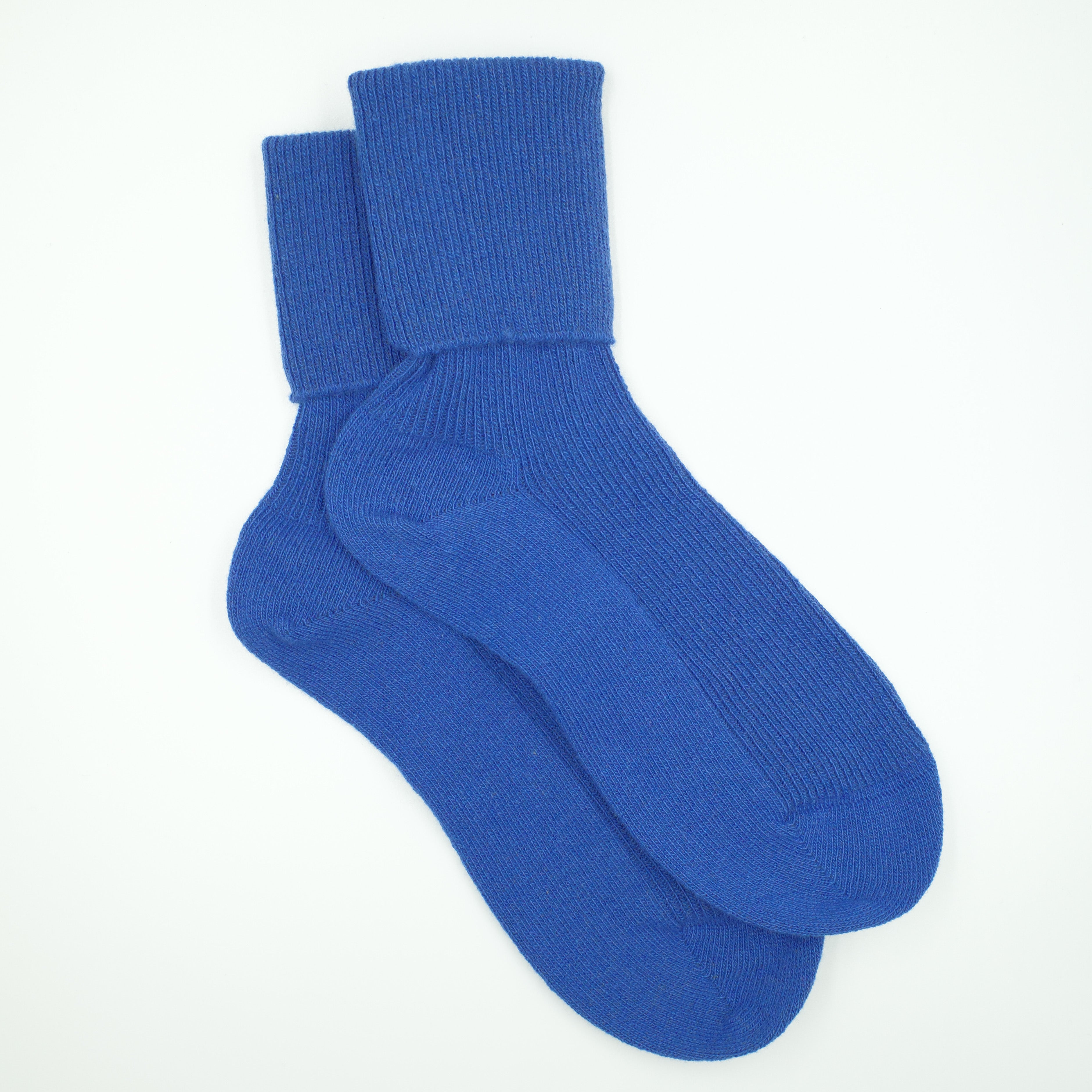 Cobalt Blue Ladies Cashmere Every Day Socks