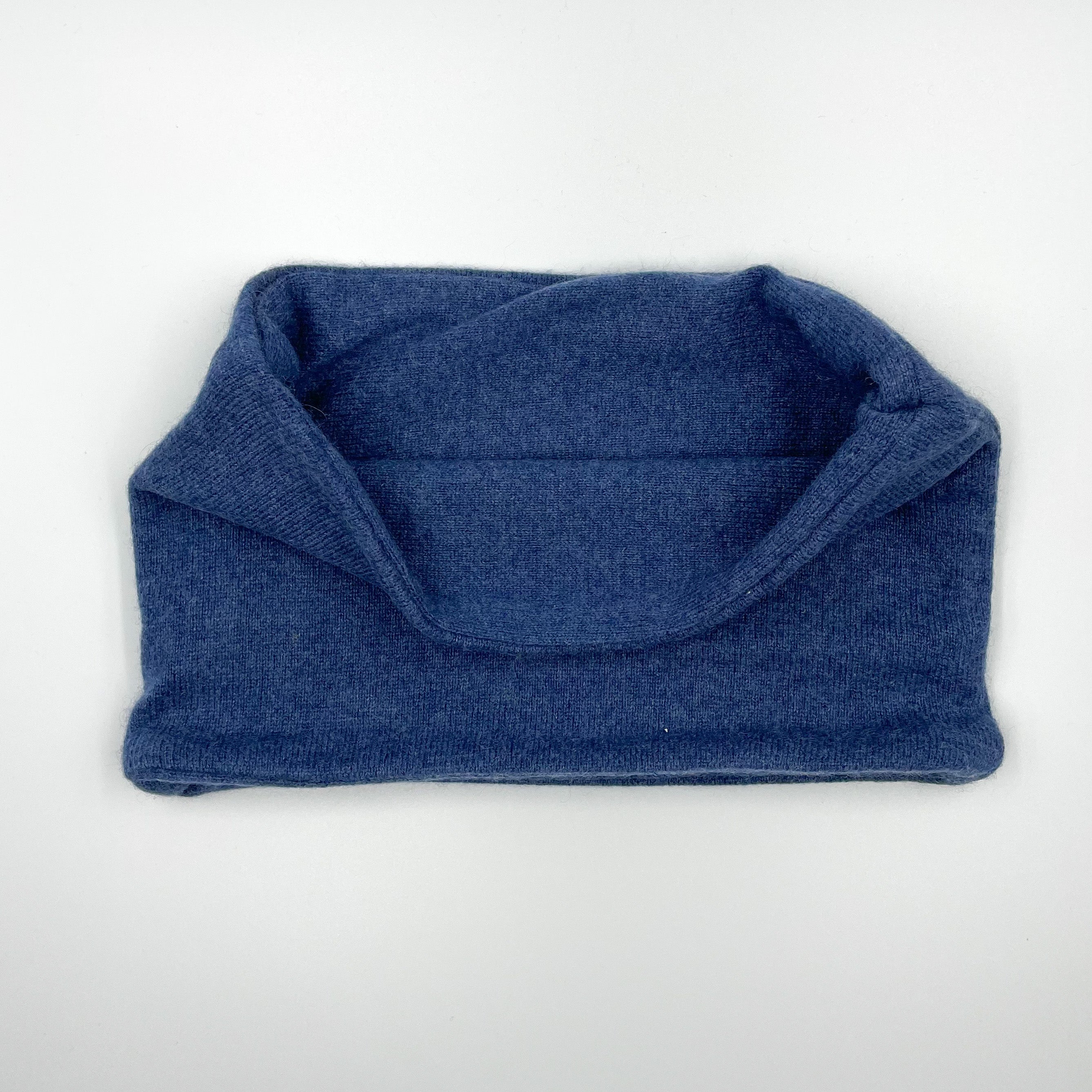 Dark Denim Cashmere Neck Warmer