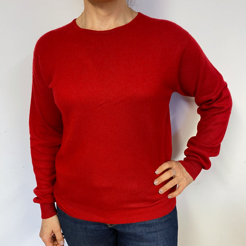 Scarlett Red Crew Neck Jumper Large
