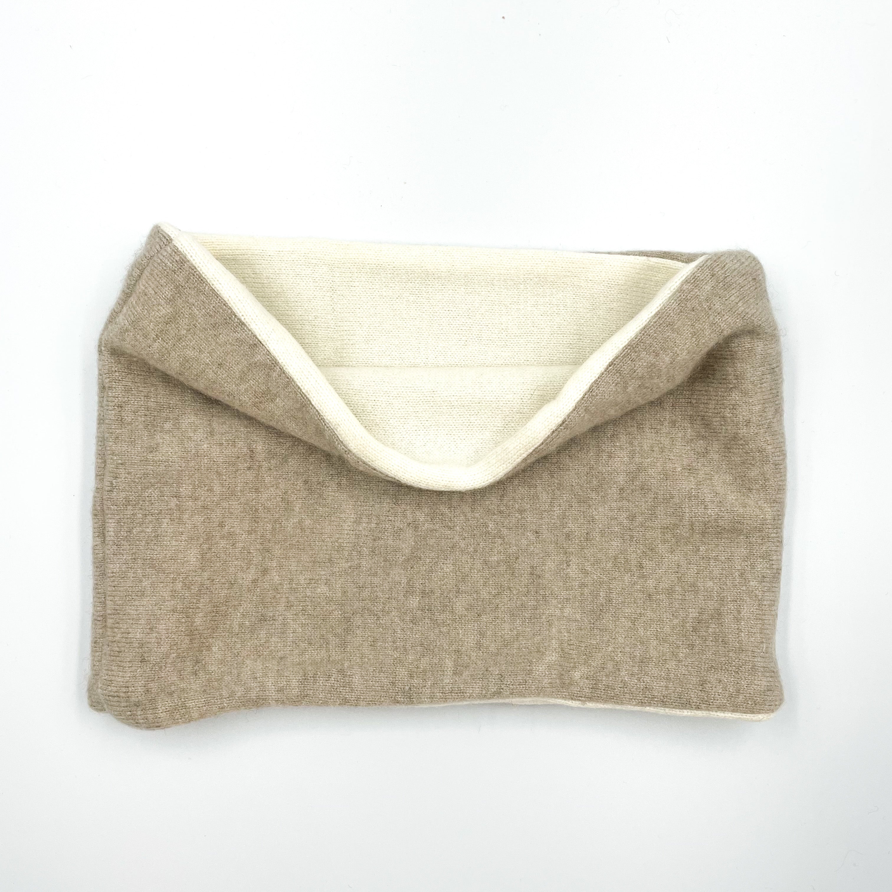 Coffee and Cream Cashmere Neck Warmer