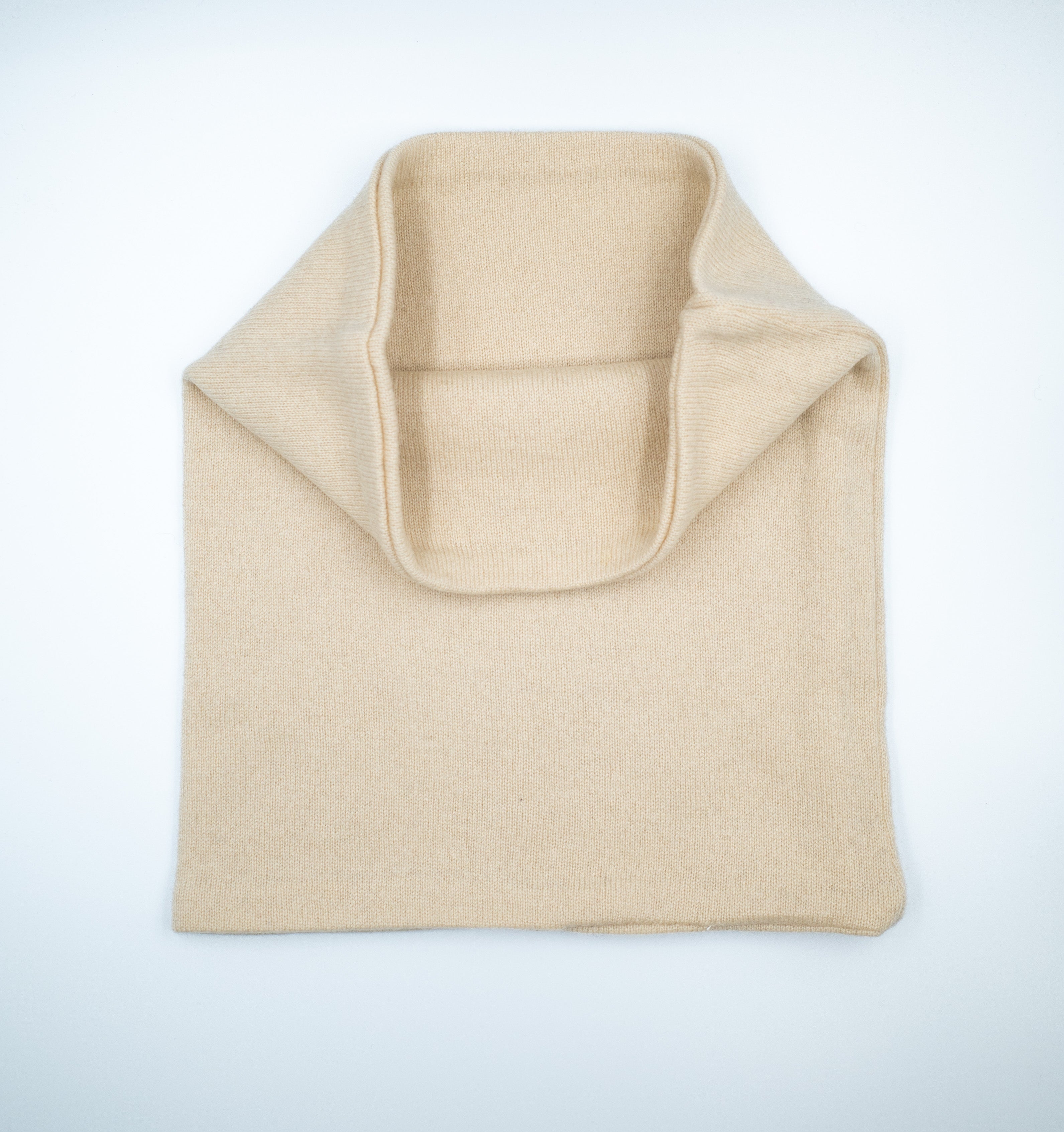 Pale Latte Luxury Double Layered Snood