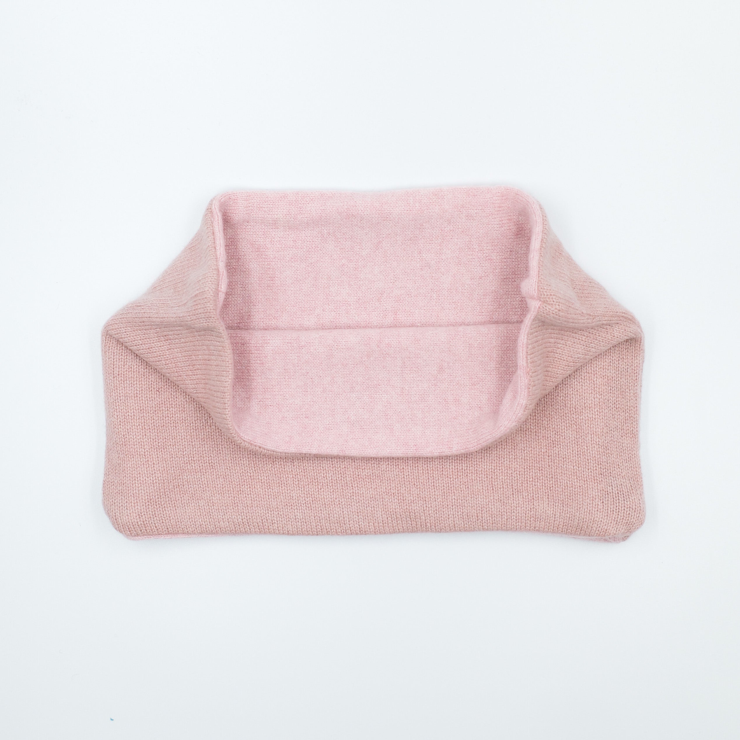 Two Tone Old Rose Pink Neck Warmer