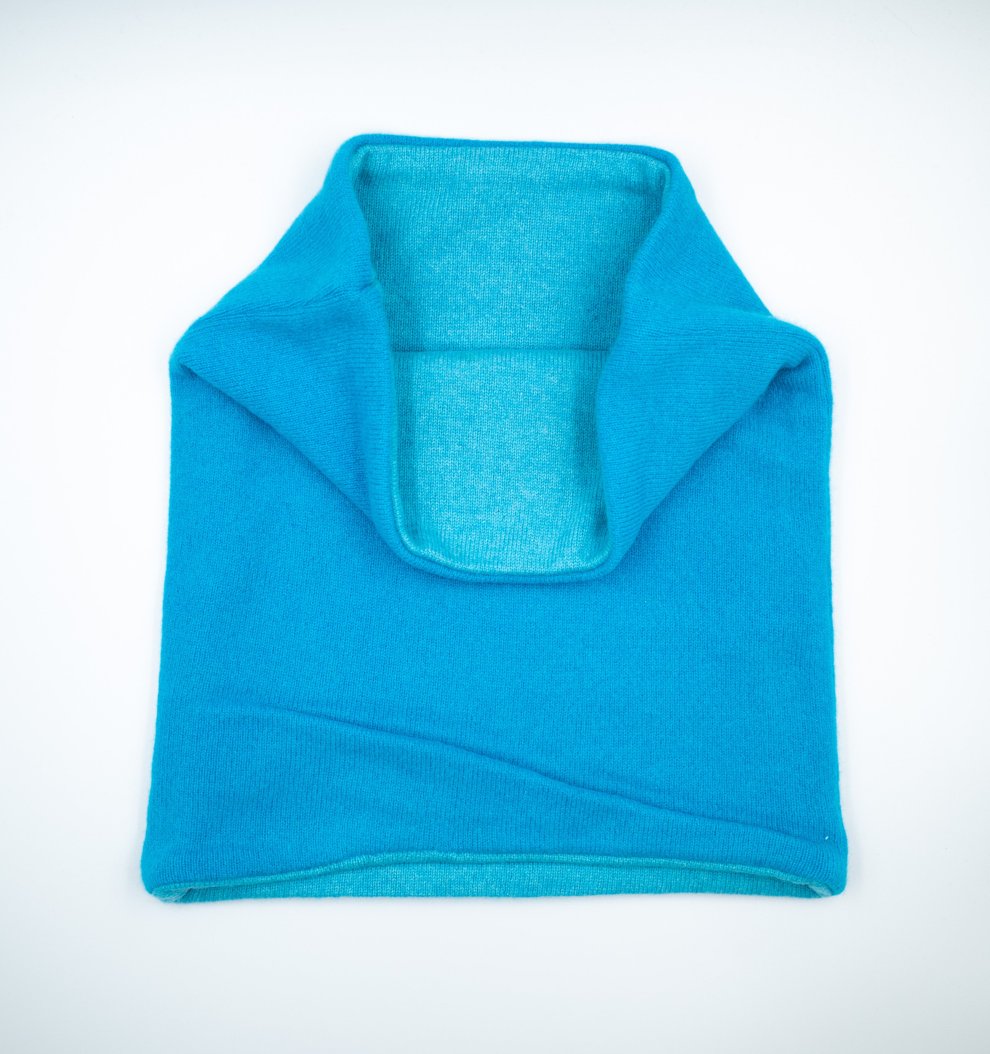 Turquoise and Aqua Luxury Double Layered Snood