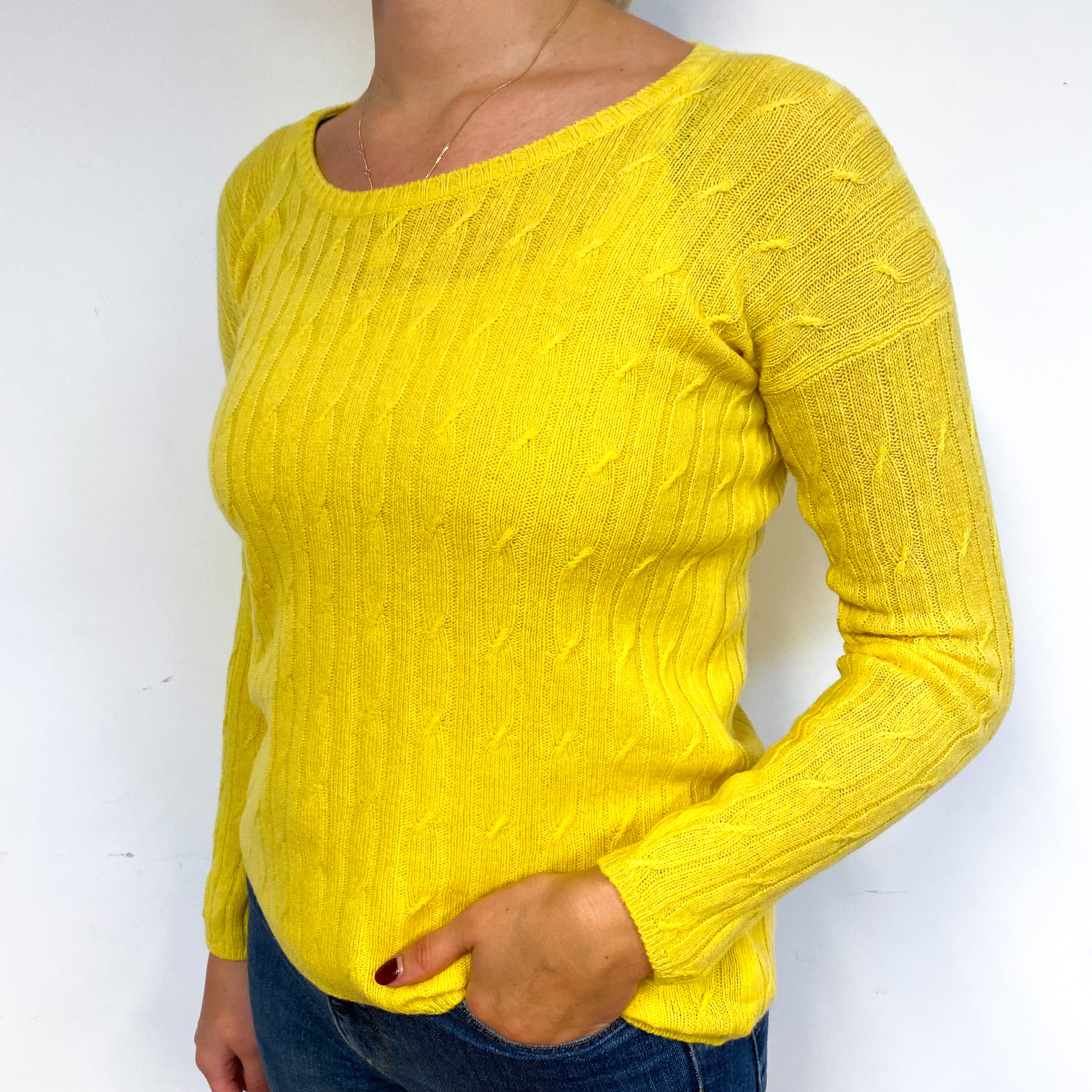 Brand New Scottish Pineapple Yellow Crew Neck Jumper Small