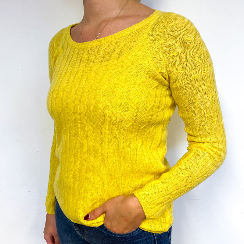 Brand New Scottish Pineapple Yellow Crew Neck Jumper Small