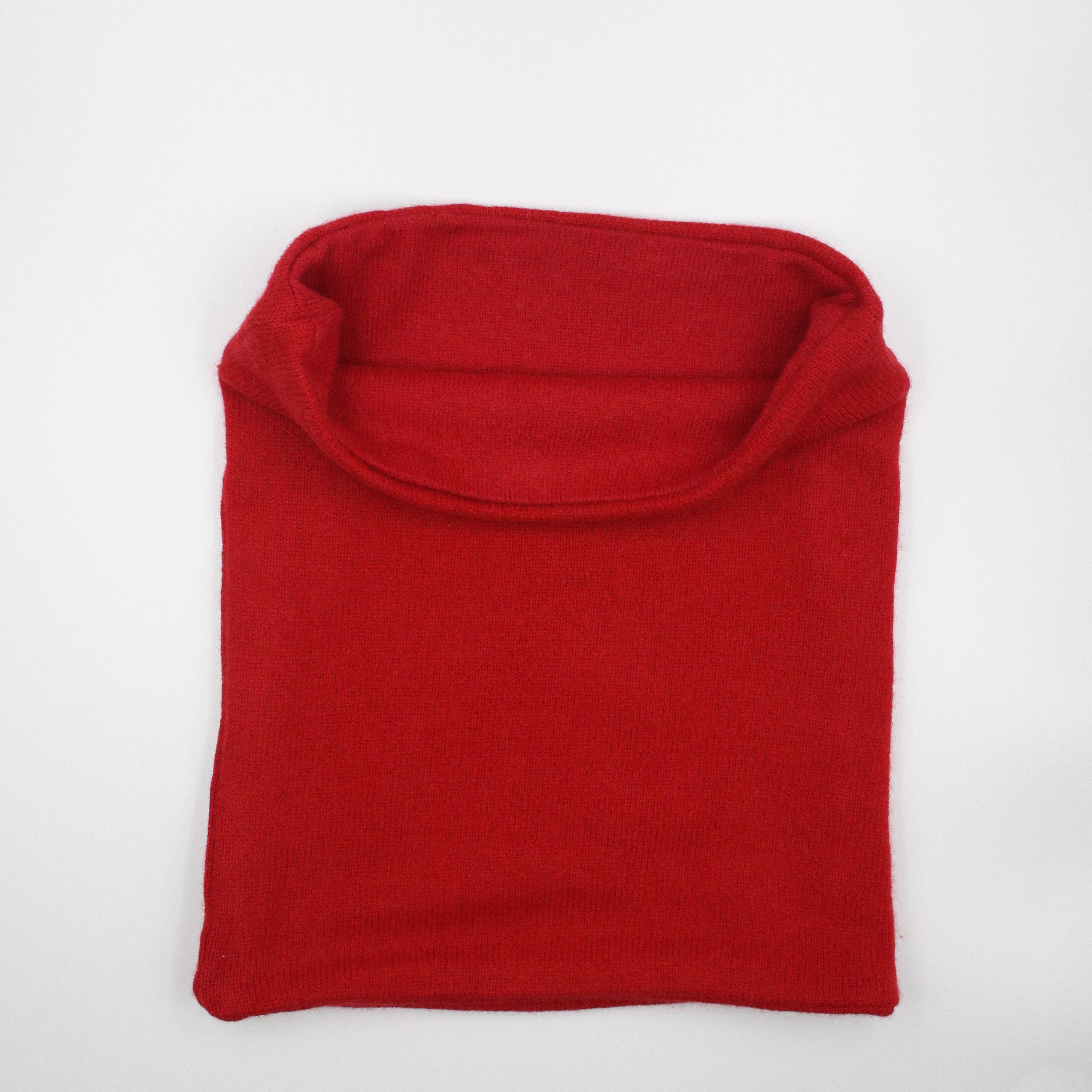 Postbox Red Luxury Double Layered Snood