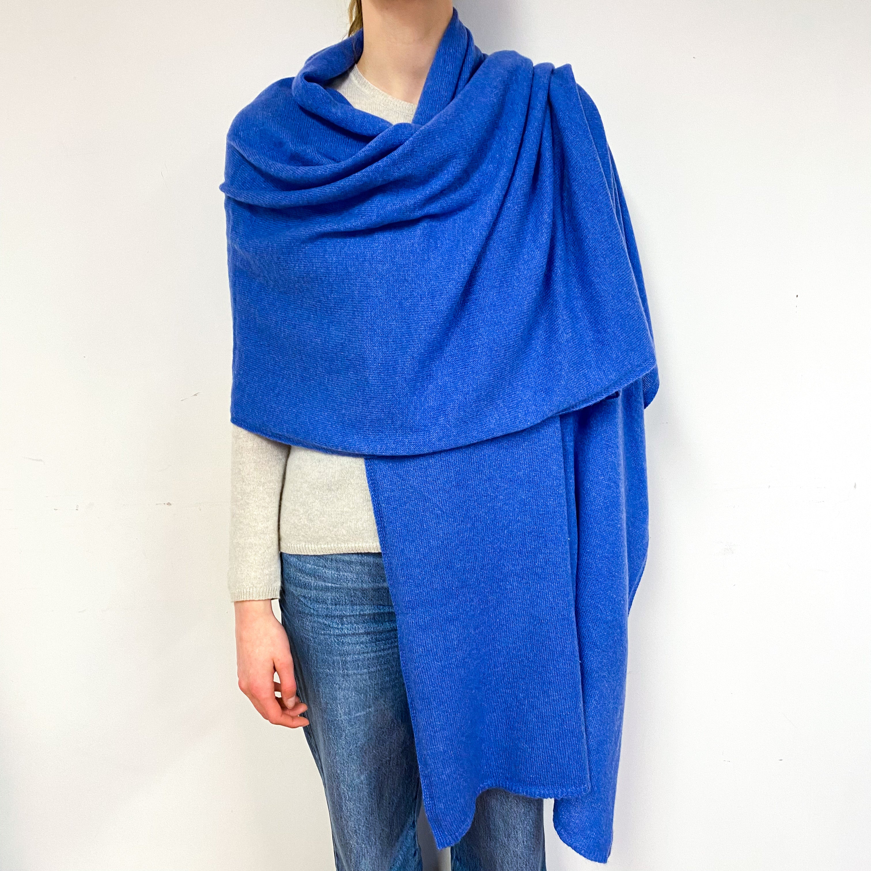 Generous Cornflower Blue Wrap