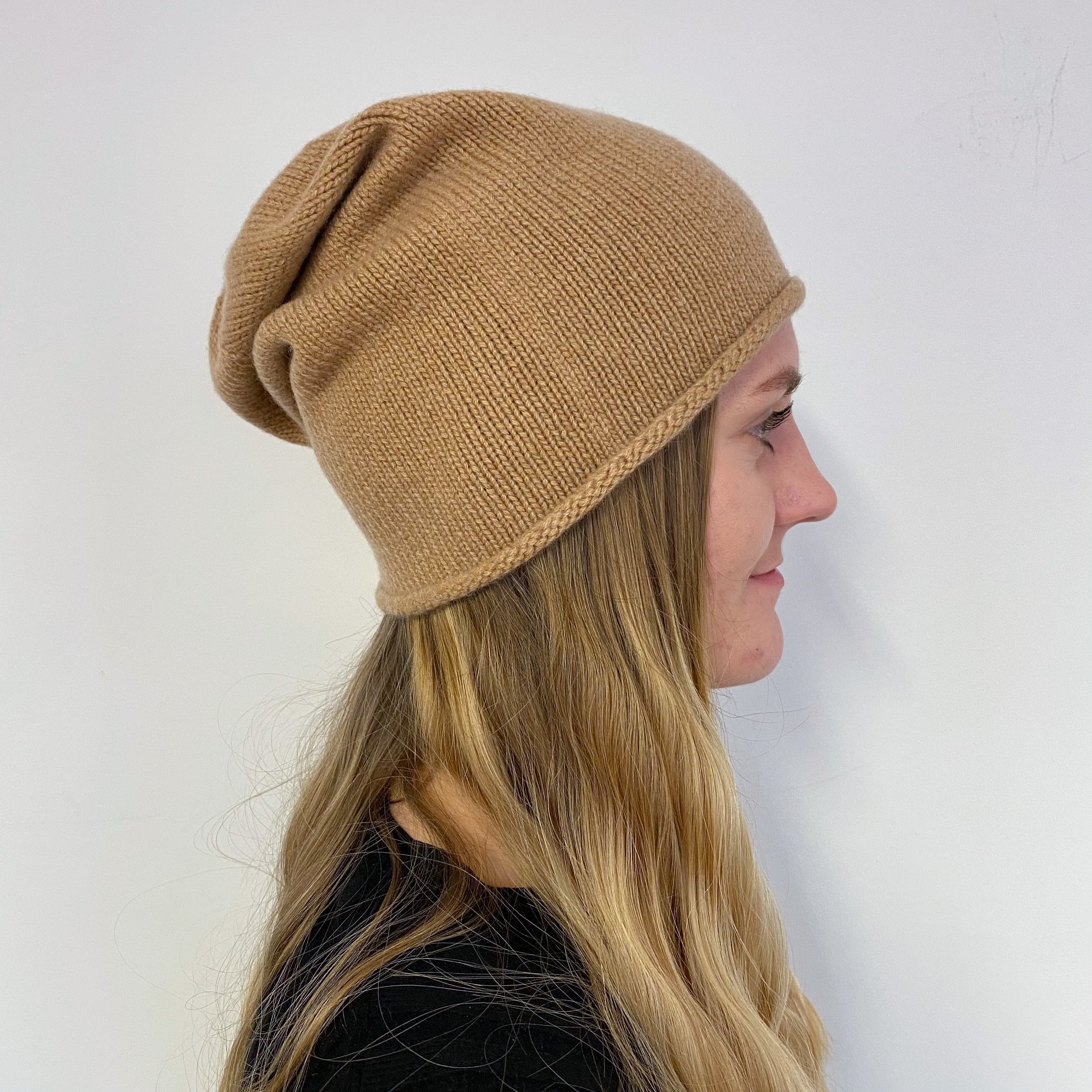 Brand New Scottish Camel Beanie Hat One Size