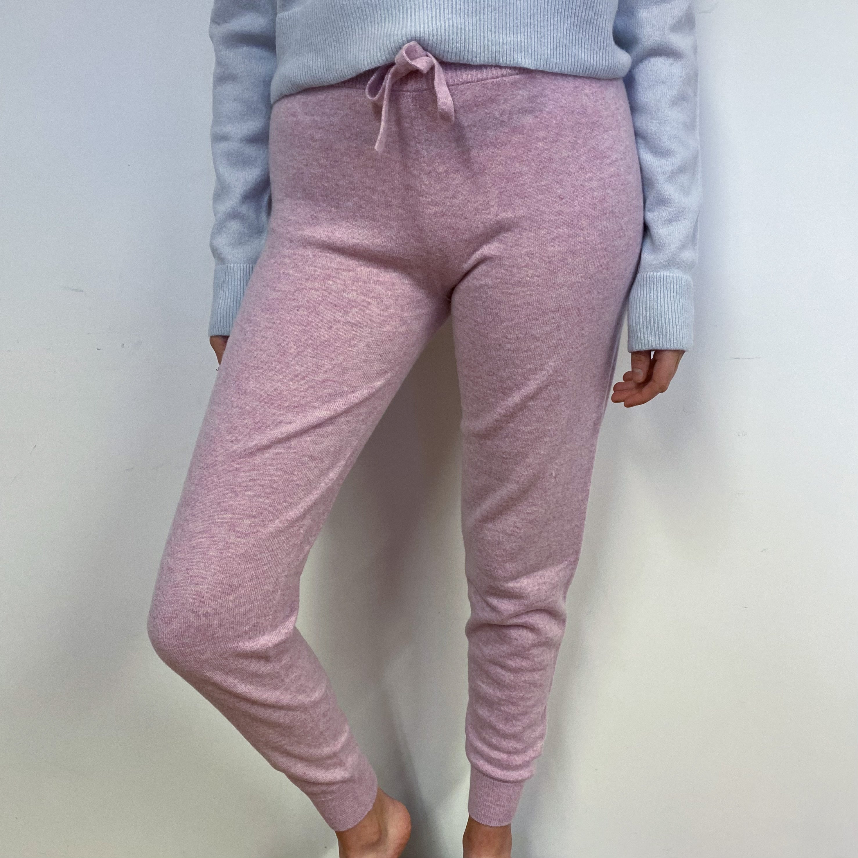 Brand New Scottish Lavender Pink Slim Fit Legging Style Lounge Pants