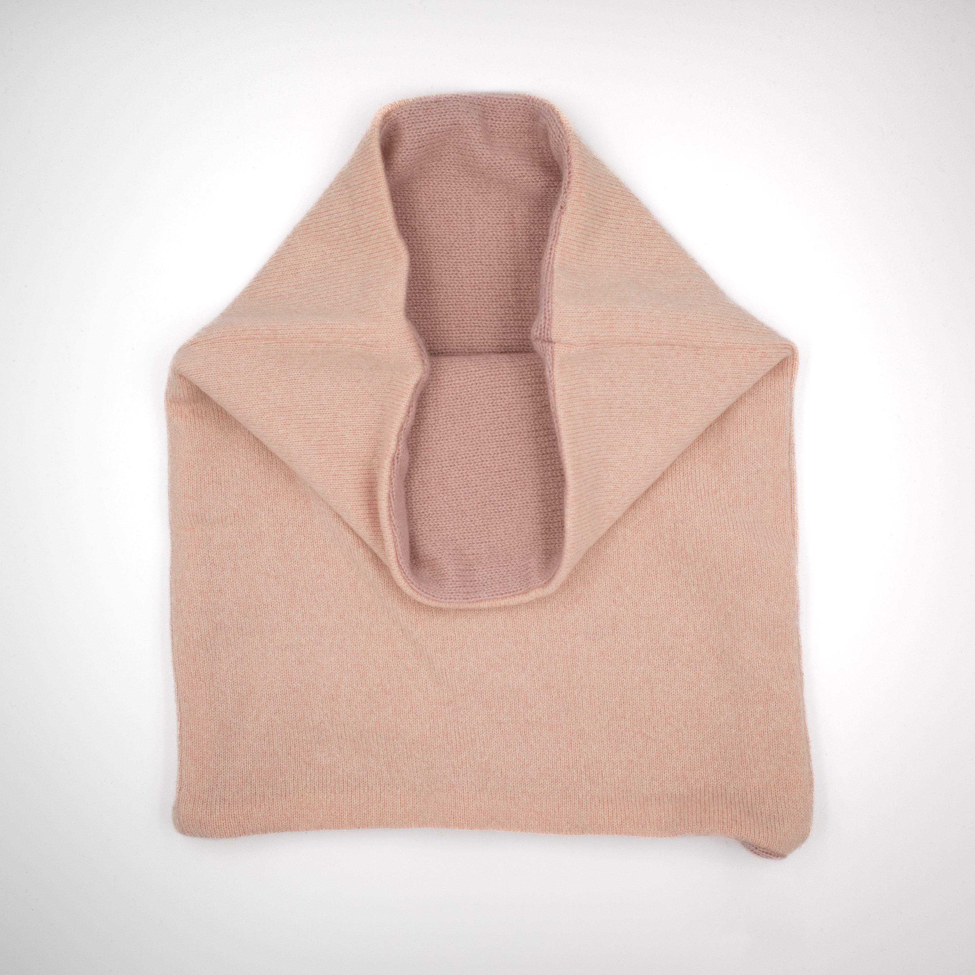 Nude and Blush Pink Luxury Double Layered Snood